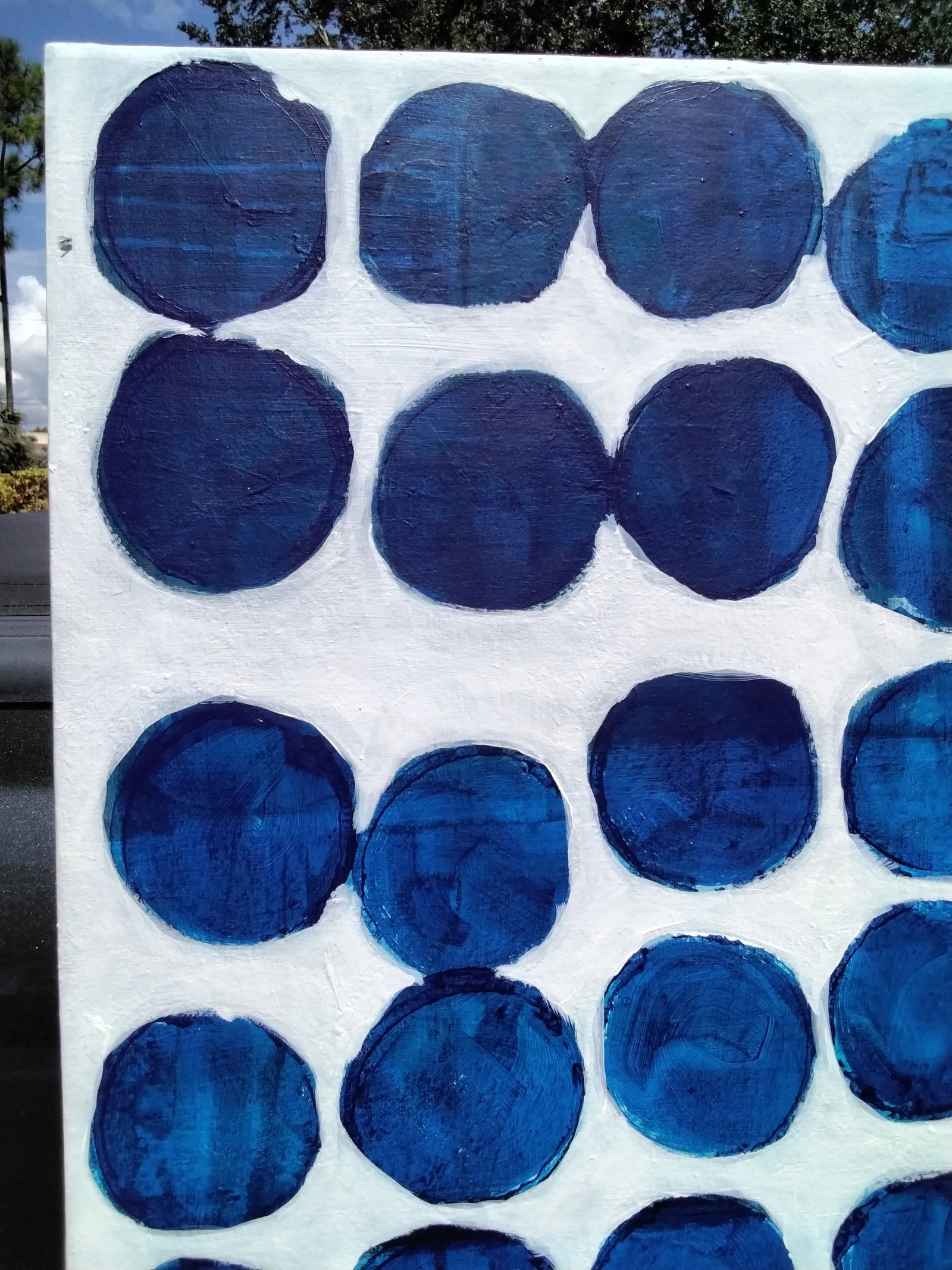"One Among Many" Contemporary Original Abstract Acrylic Painting by Linda McDonough - 9