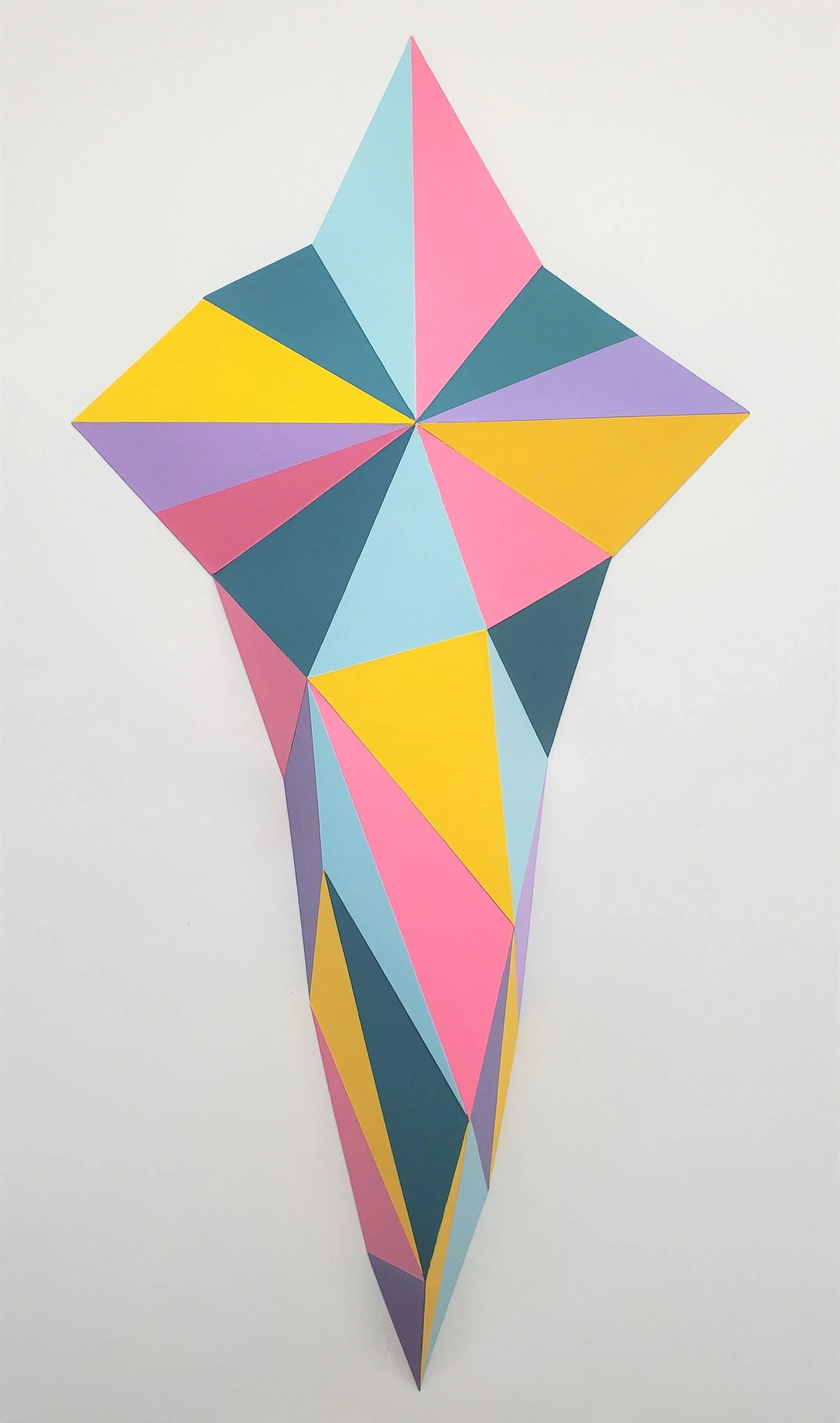 "Cross Sword" Contemporary Wall Sculpture by Sassoon Kosian - 2