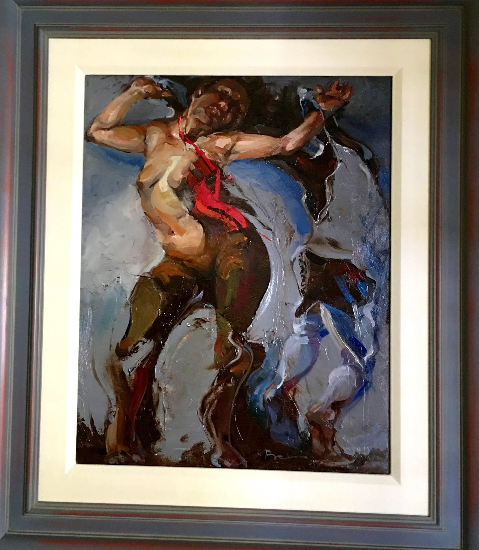 'Danseuse' Oil on Canvas - 3