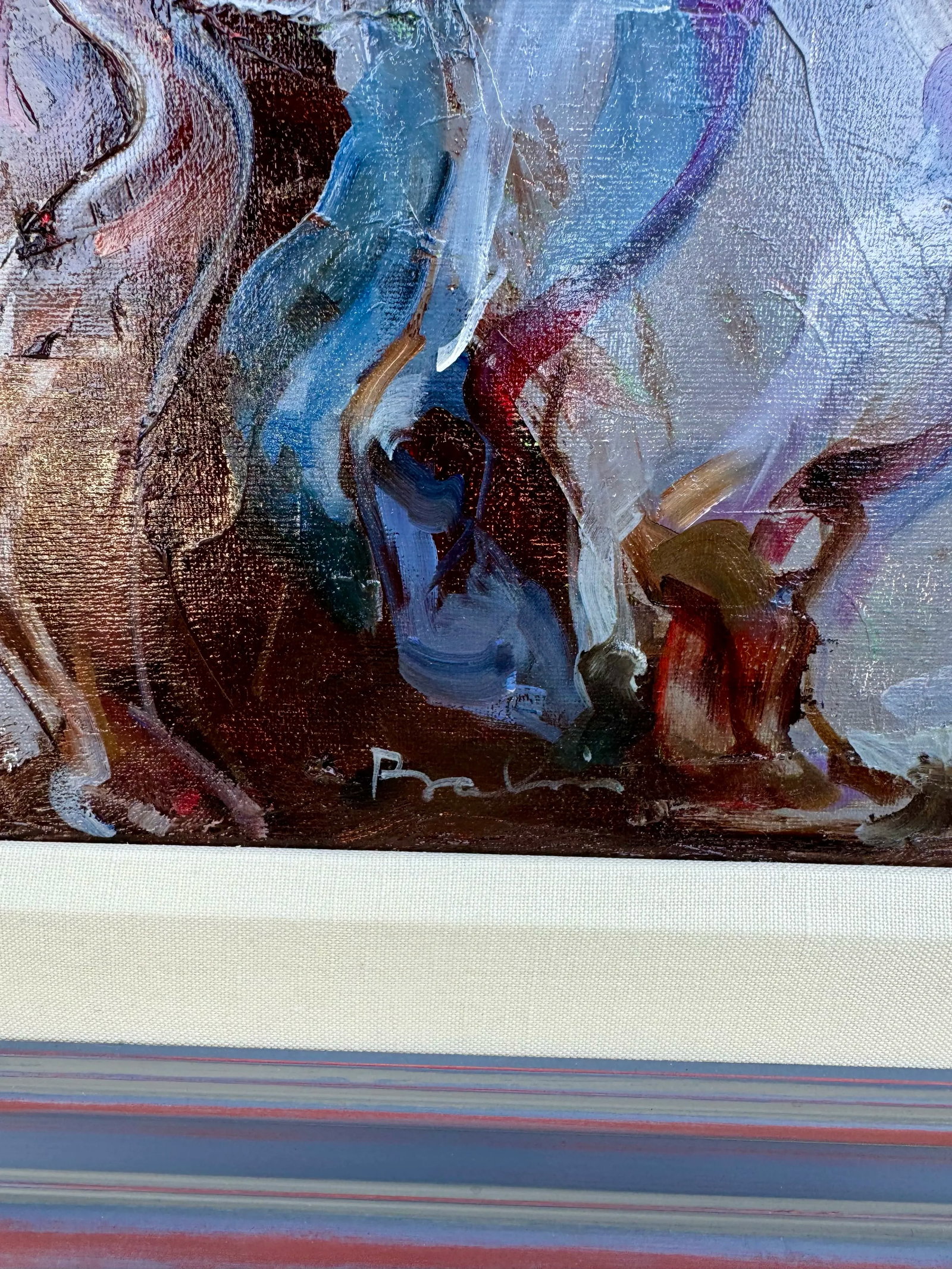 'Danseuse' Oil on Canvas - 5