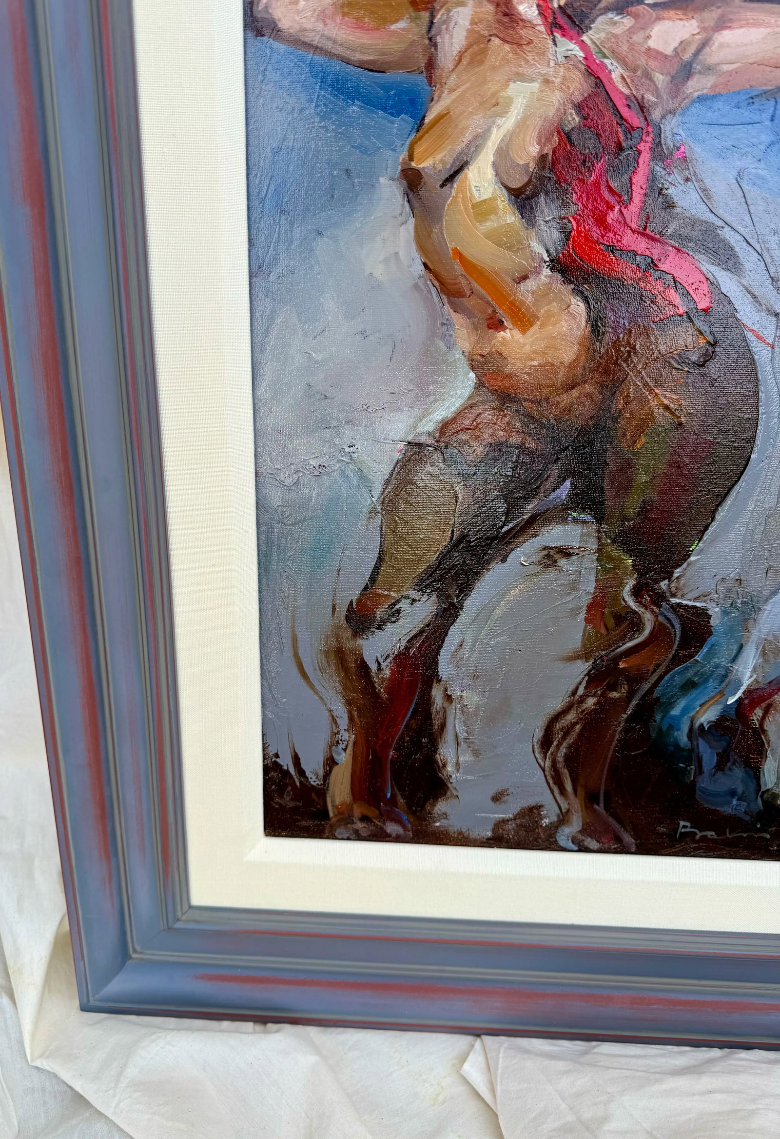 'Danseuse' Oil on Canvas - 6