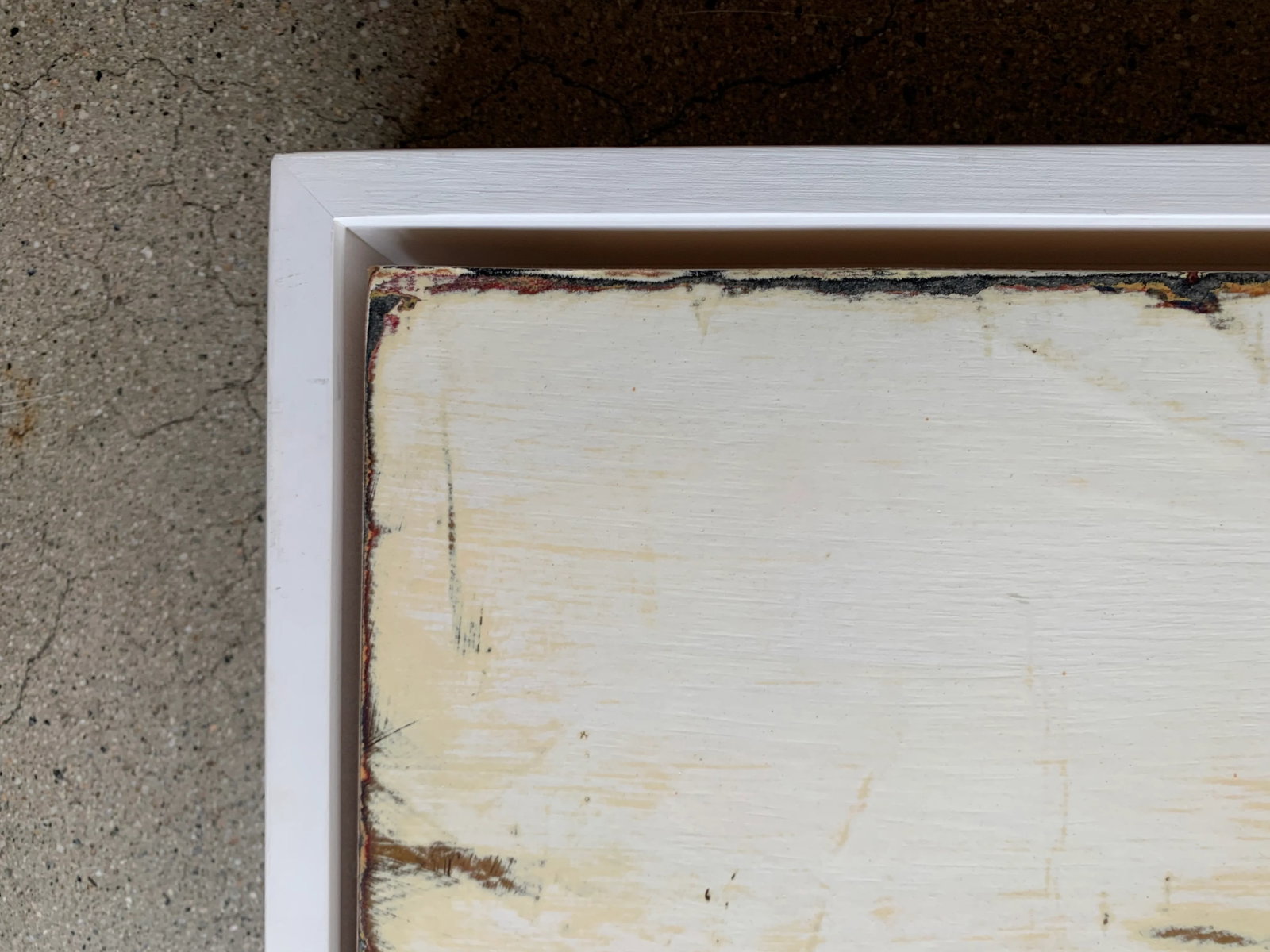 1990s "Untitled #10" Modern Abstract Mixed-Media Painting by Robert Murray, Framed - 11
