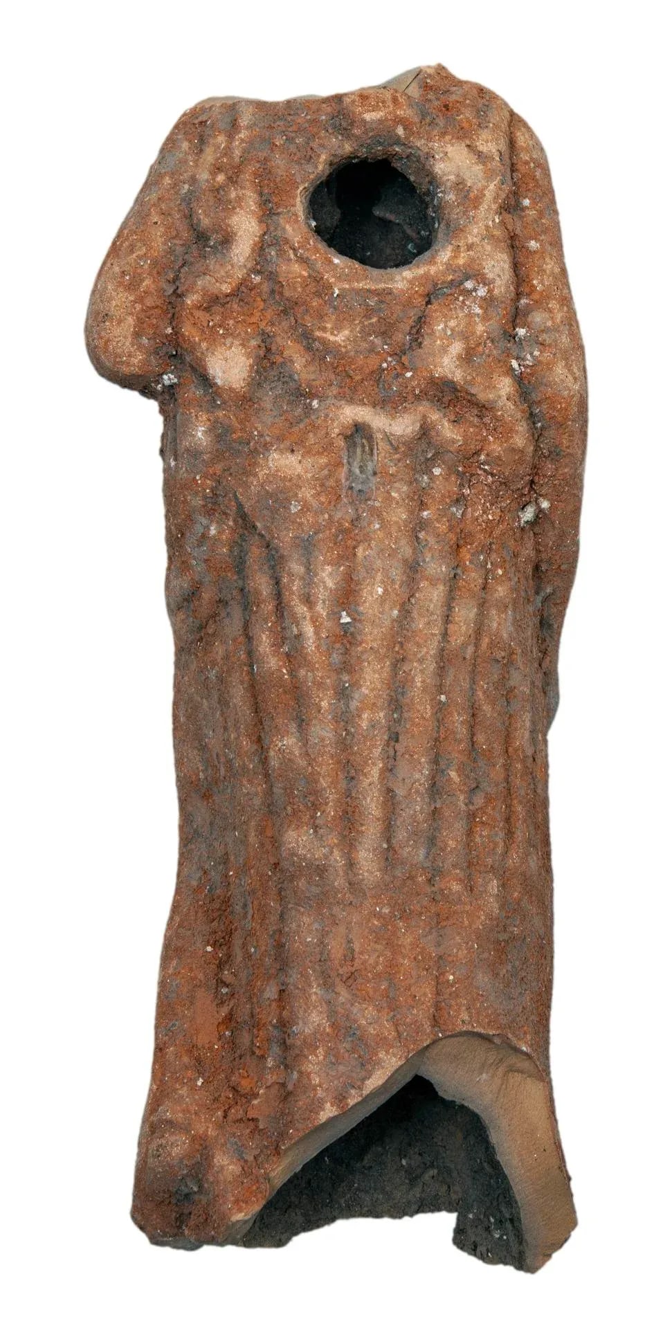 Petite Antique European Terracotta Figurine - 2