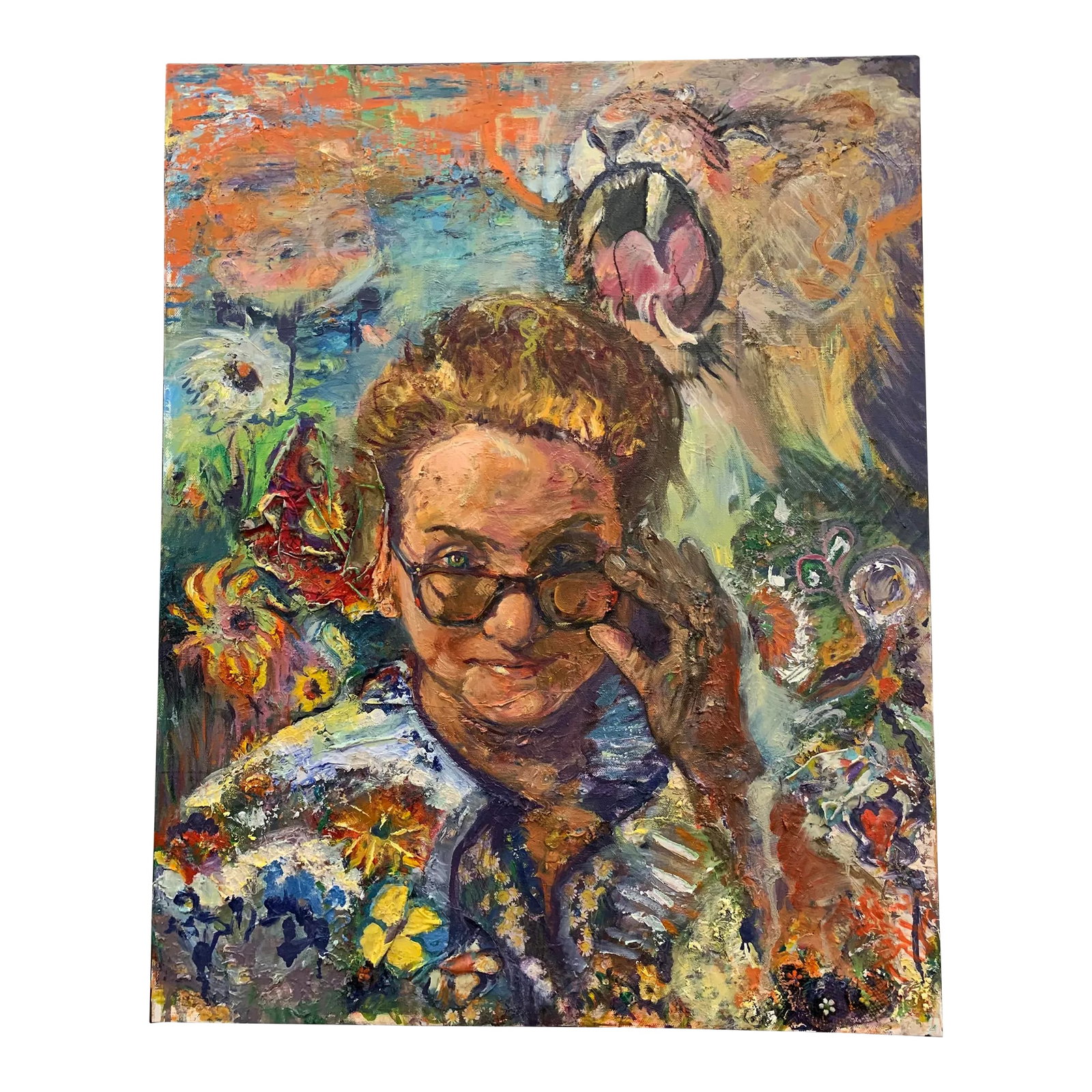 "The View From Where I See It..." Contemporary Art, Original Oil Paintings, by Van Ness (1 of 4)