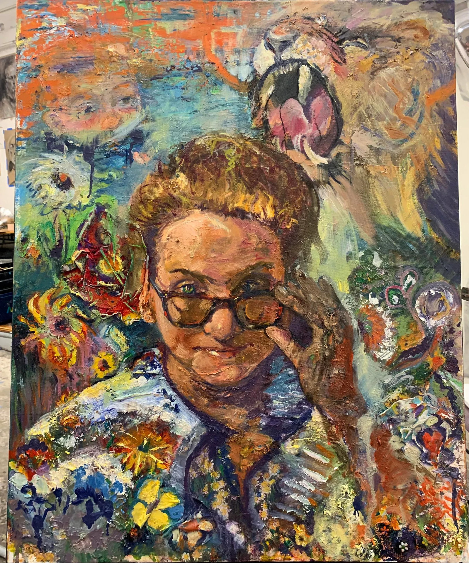 "The View From Where I See It..." Contemporary Art, Original Oil Paintings, by Van Ness - 3