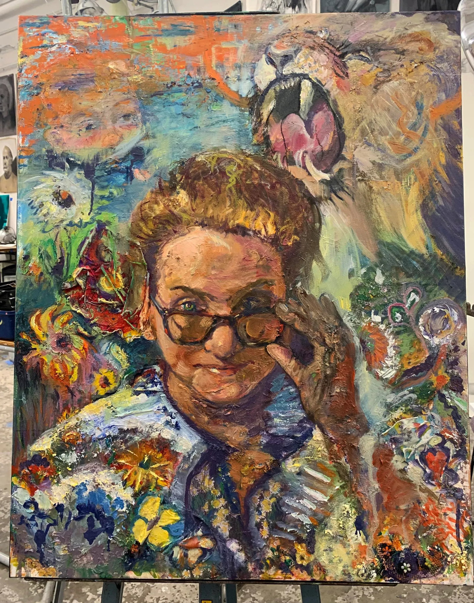 "The View From Where I See It..." Contemporary Art, Original Oil Paintings, by Van Ness - 4