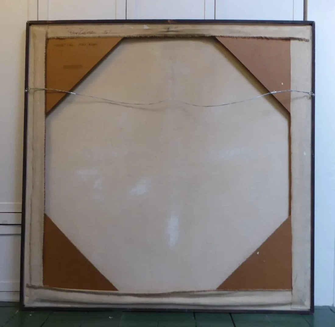 Steve Redman Oil on Canvas Painting Titled Theoretical Maximum 1967 - 4