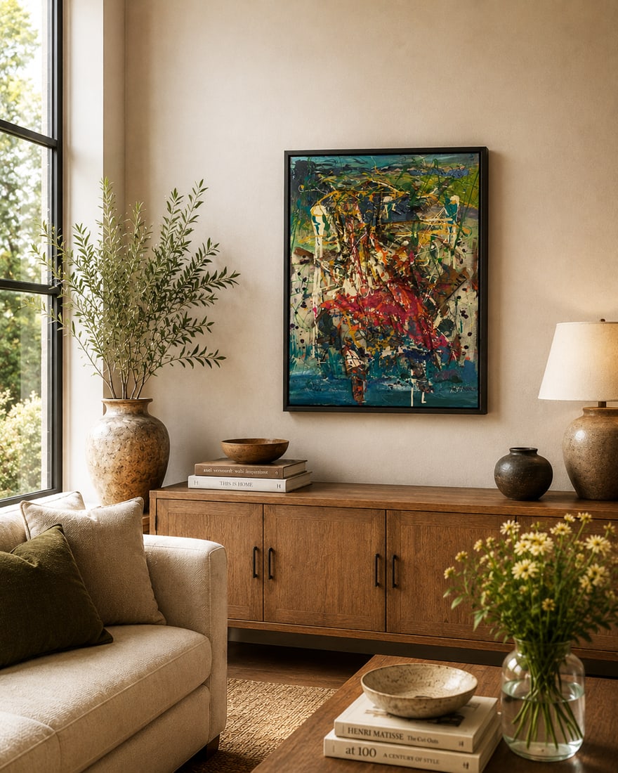 "Victory", Contemporary, Abstract, Mixed Media Painting, by Van Ness - 2