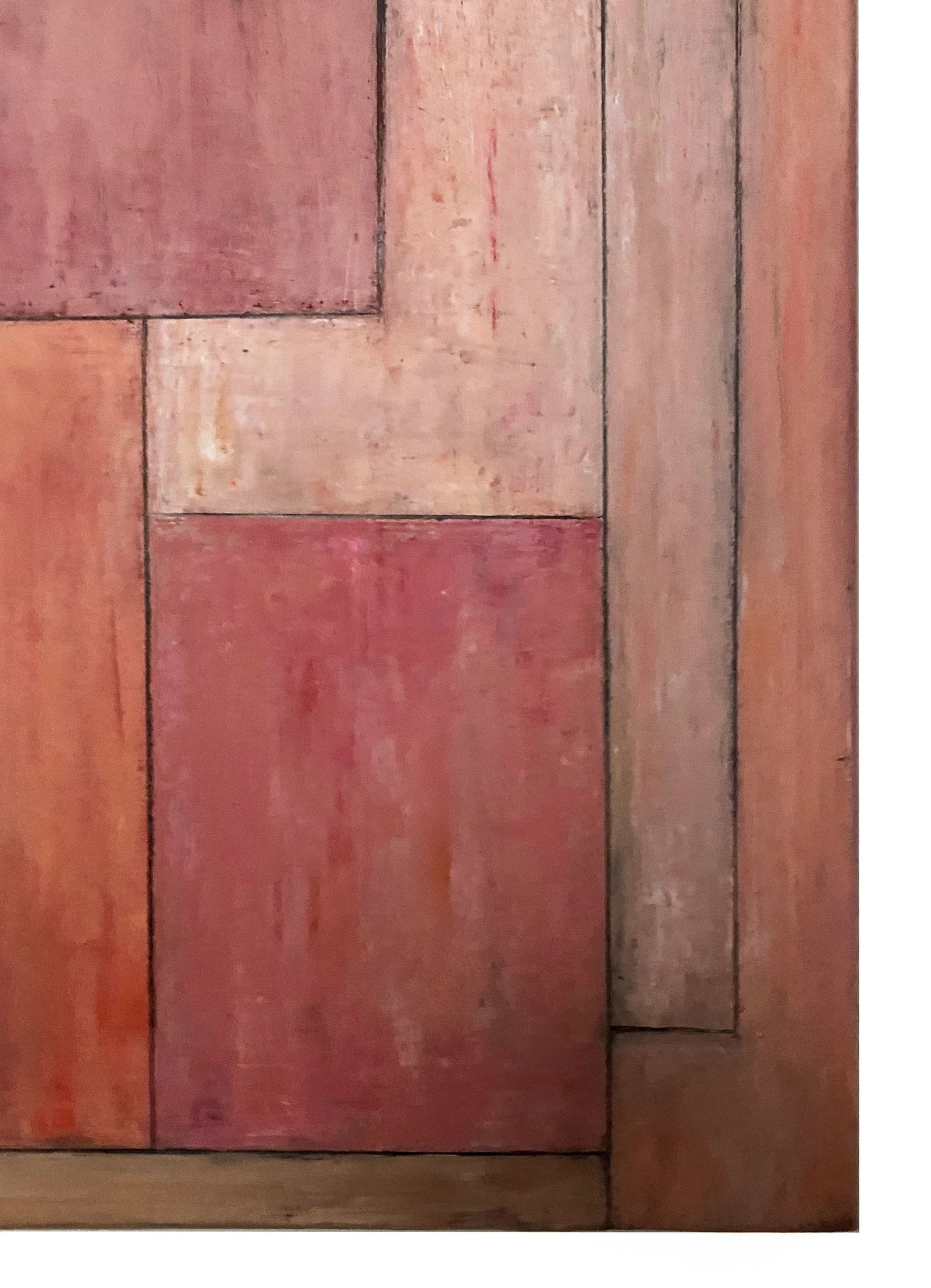 Contemporary Geometric Abstract Square Oil Painting by Stephen Cimini - 3