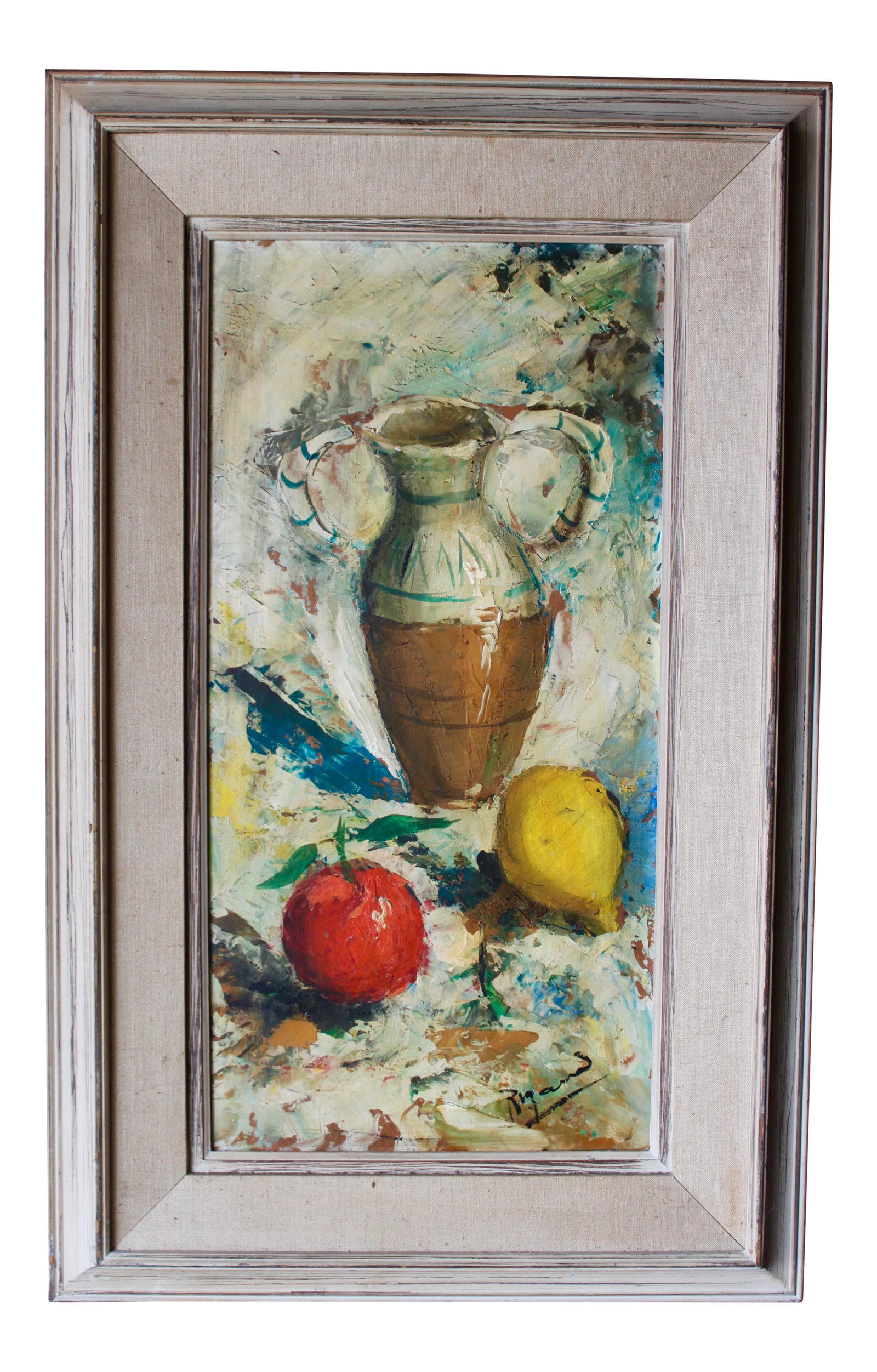 Contemporary French Post Impressionist Listed Artist Jean Rigaud Still Life Painting (1 of 11)