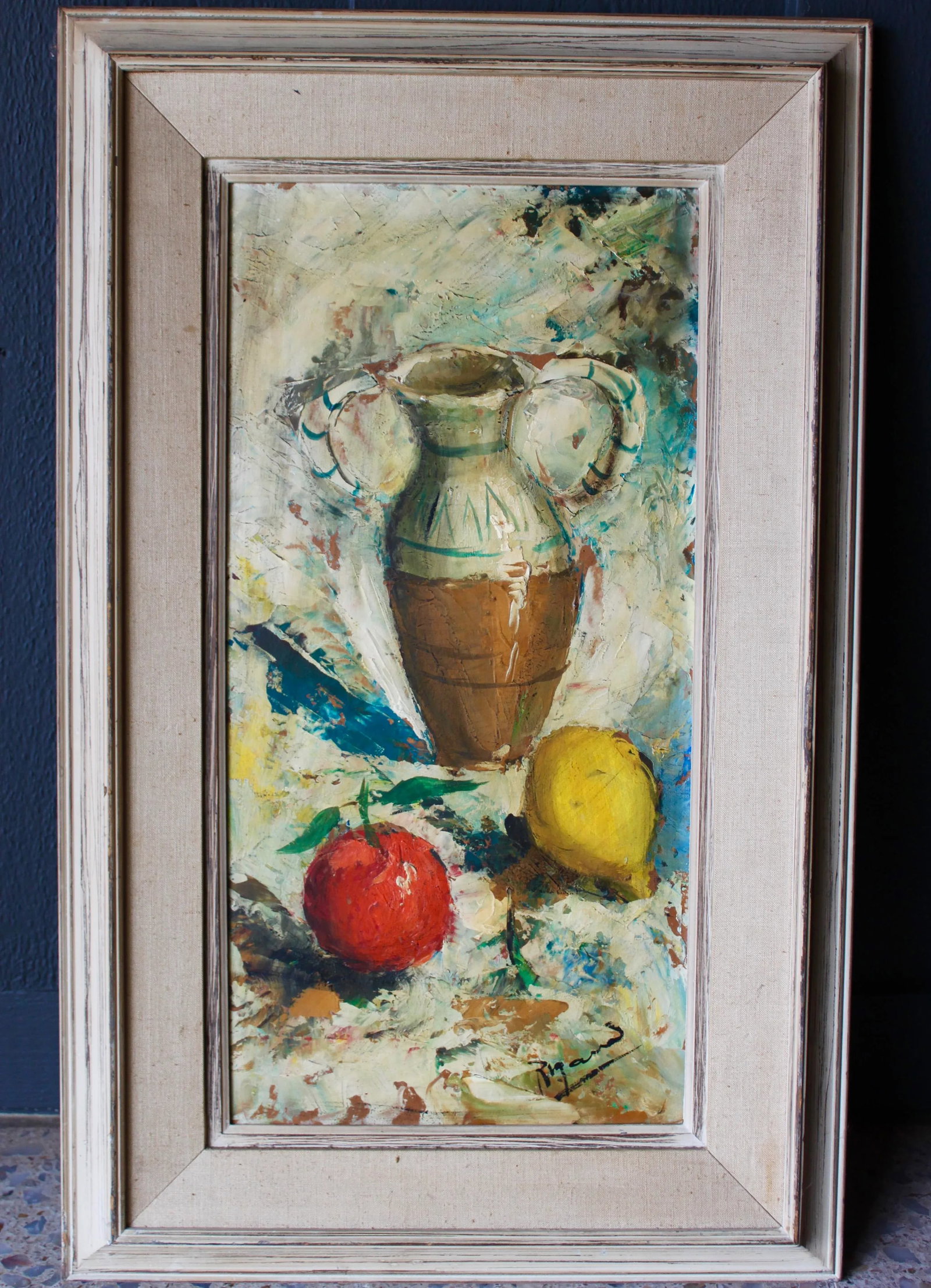 Contemporary French Post Impressionist Listed Artist Jean Rigaud Still Life Painting - 2