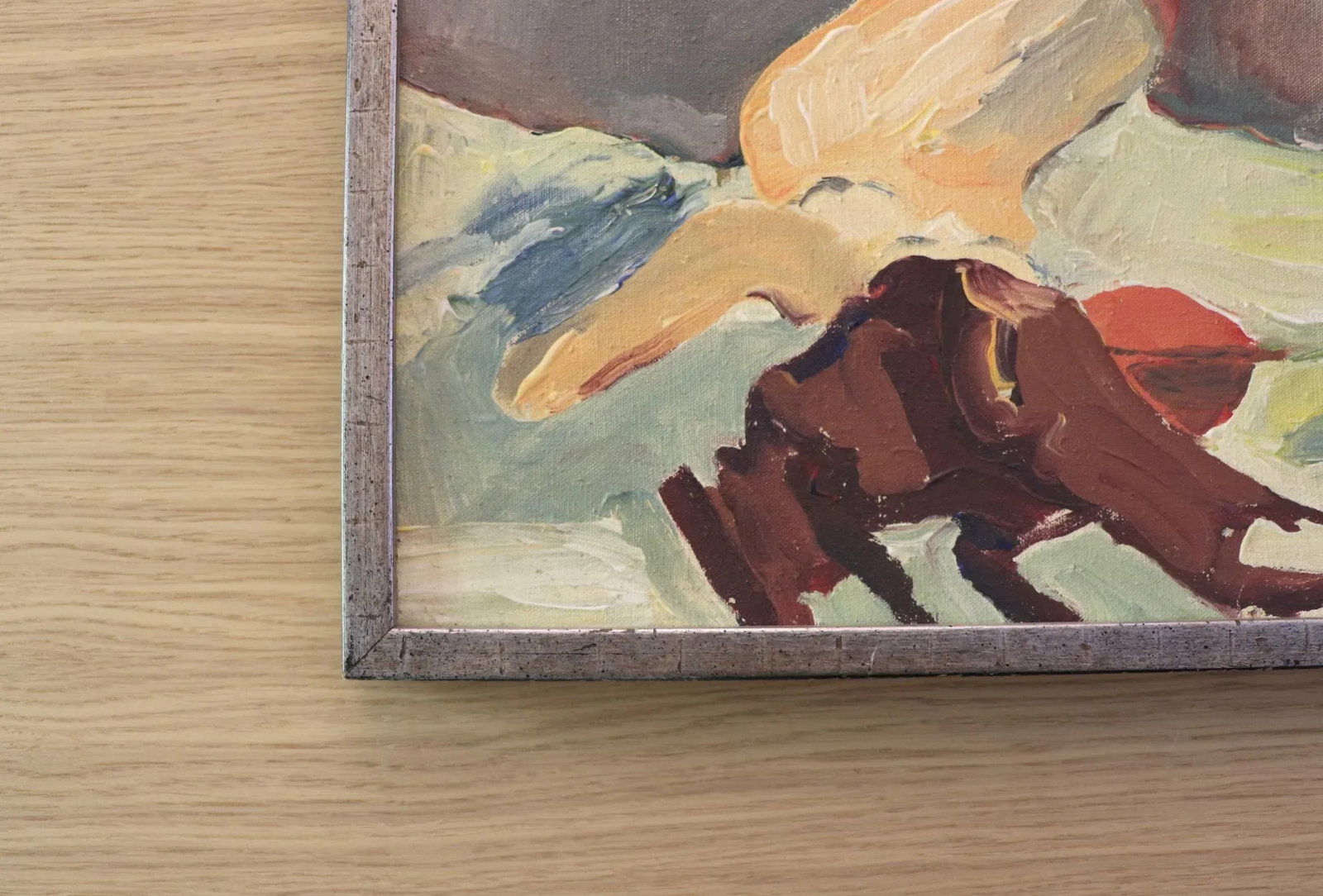 1970s Patricia Gren Hayes Oil on Canvas Abstract Painting - 3