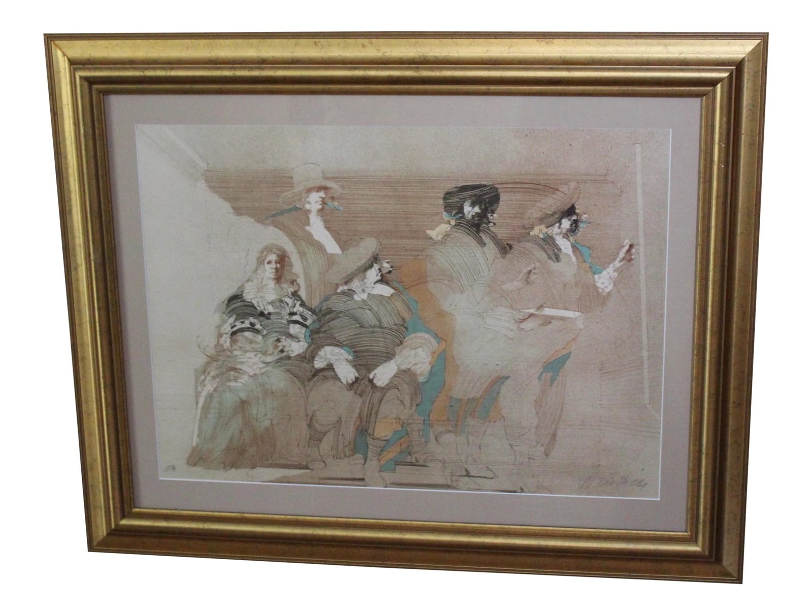 Weisbuch Etching of Rembrandt (1 of 8)