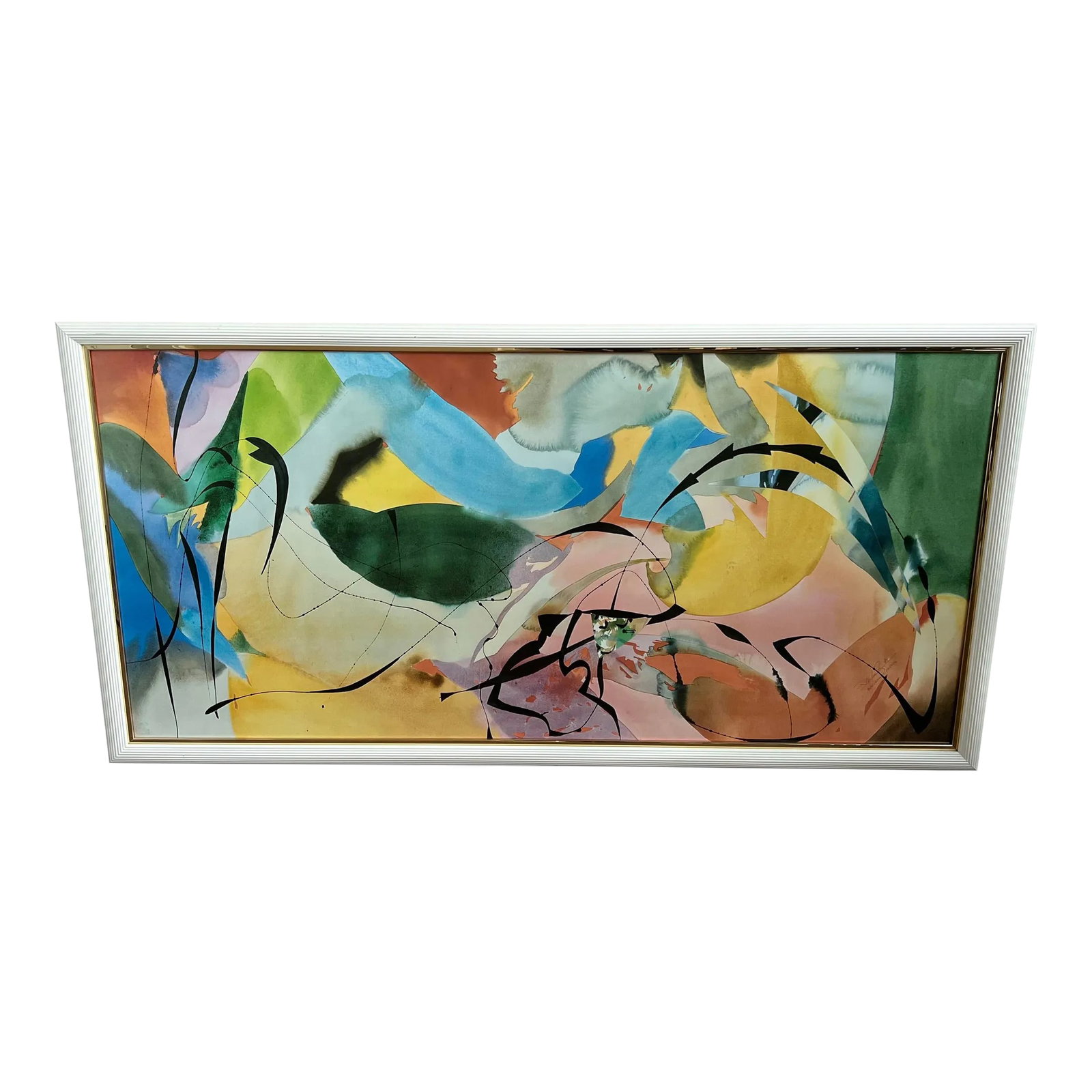 1989 "Boomerang Arrows" Peter Kitchell Lithograph, Framed (1 of 10)
