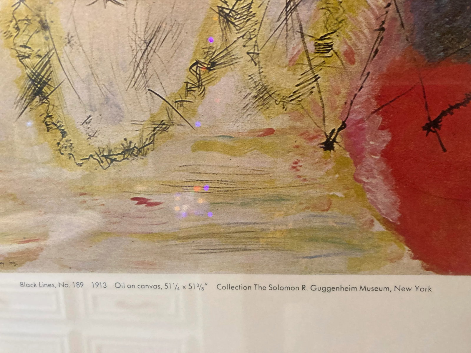 1972 Ltd Ed Kandinsky Guggenheim Summer Vintage Exhibition Poster - Black Lines Lithograph 50th Anni - 8