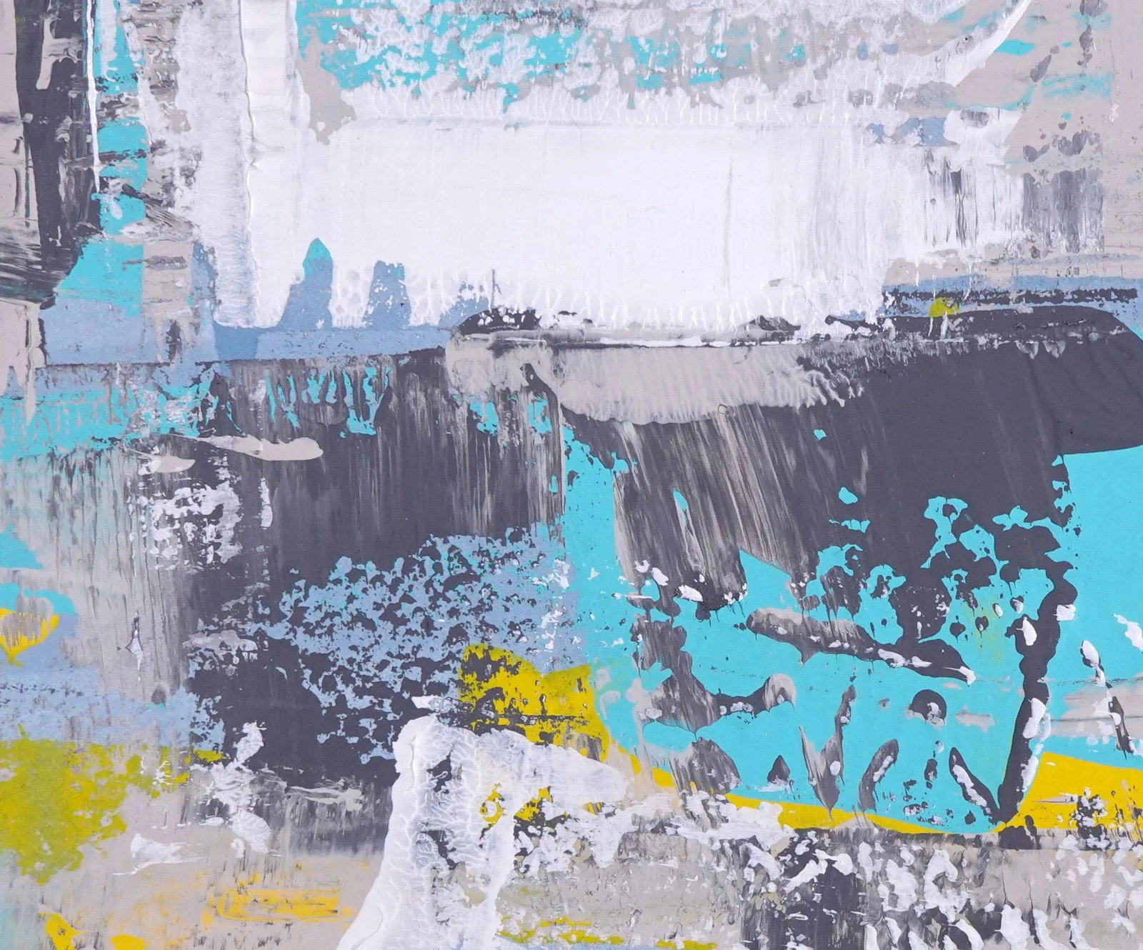 "All in Bloom. XXVII" Contemporary Original Abstract Modern Mixed-Media Painting, Framed - 4