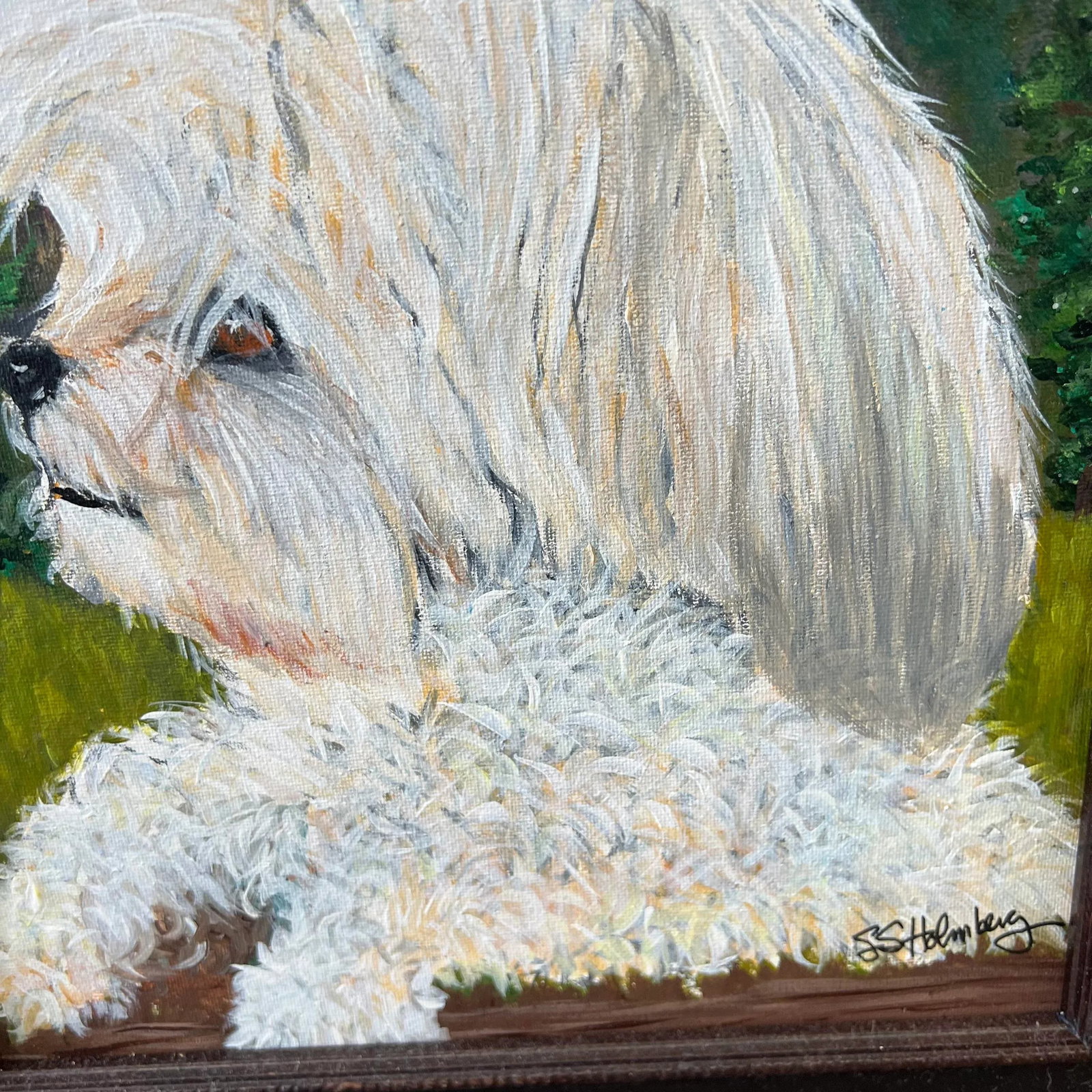 Maltese Portrait by Sally Holmberg - 4