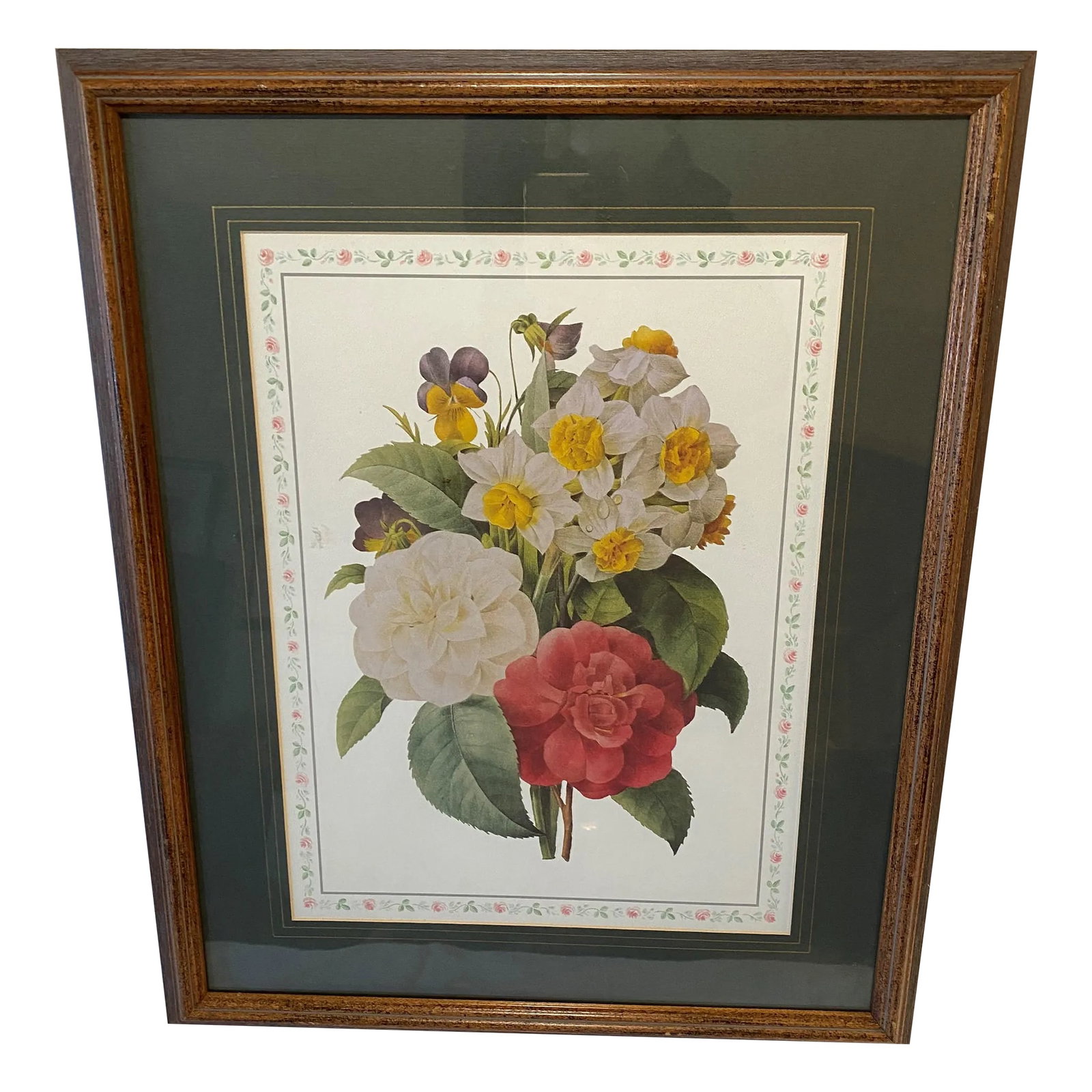 Vintage Floral Lithograph Still Life (1 of 8)