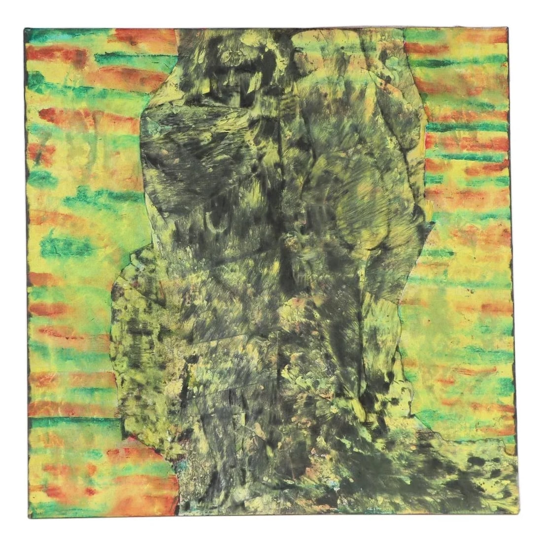 Mid 20th Century Don Stacy Figurative Green Painting - 11