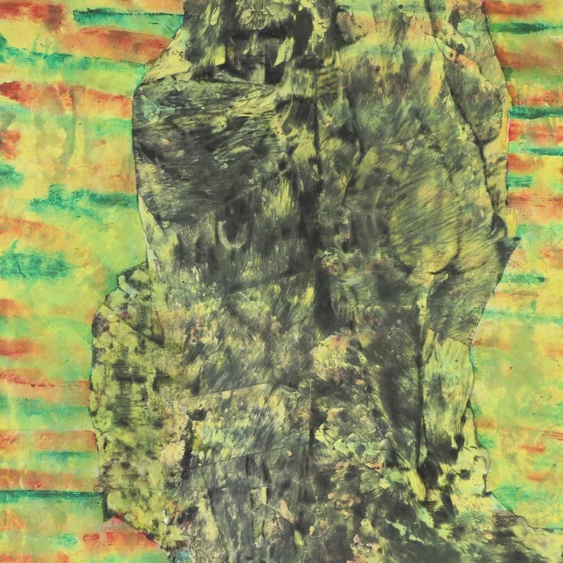 Mid 20th Century Don Stacy Figurative Green Painting - 5