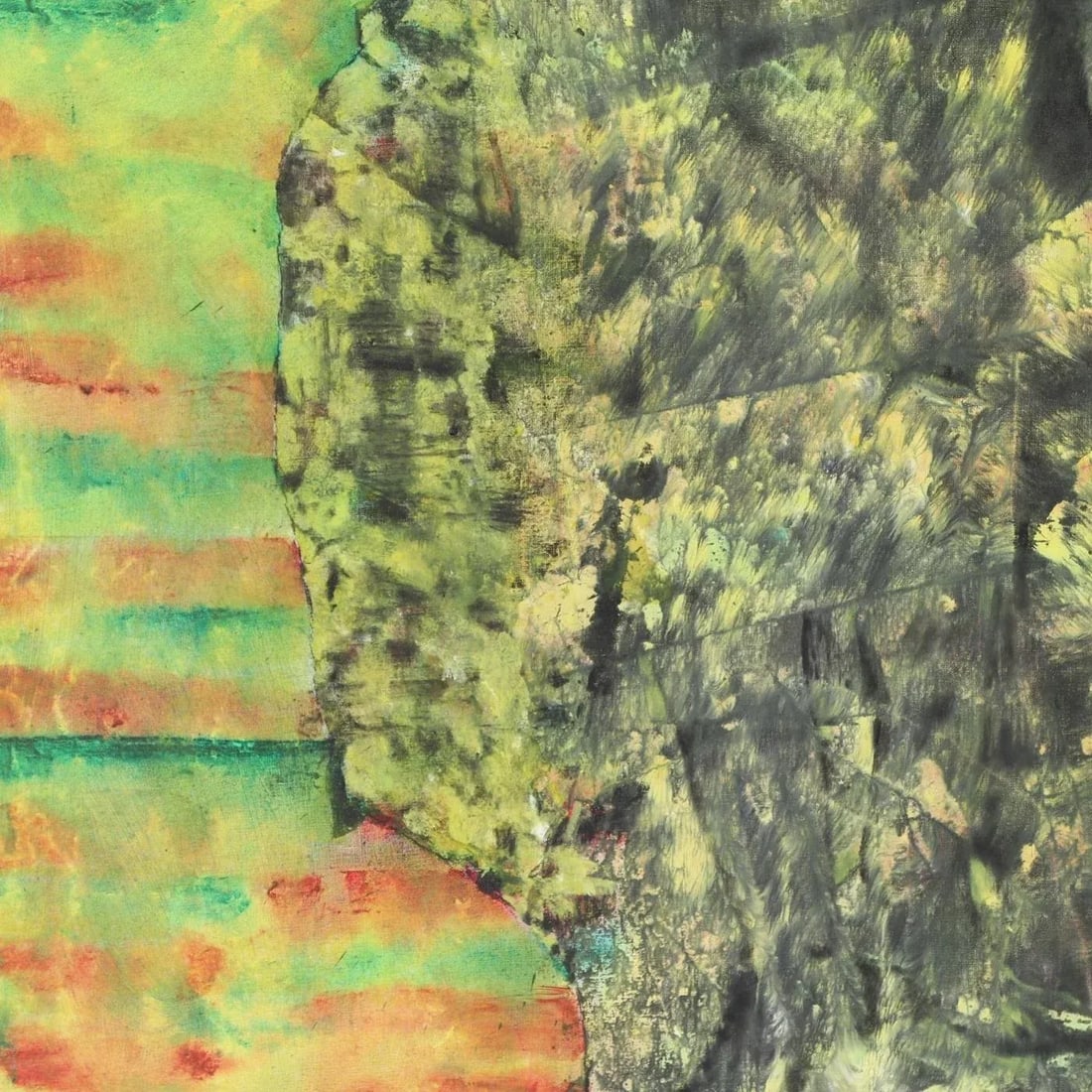 Mid 20th Century Don Stacy Figurative Green Painting - 6