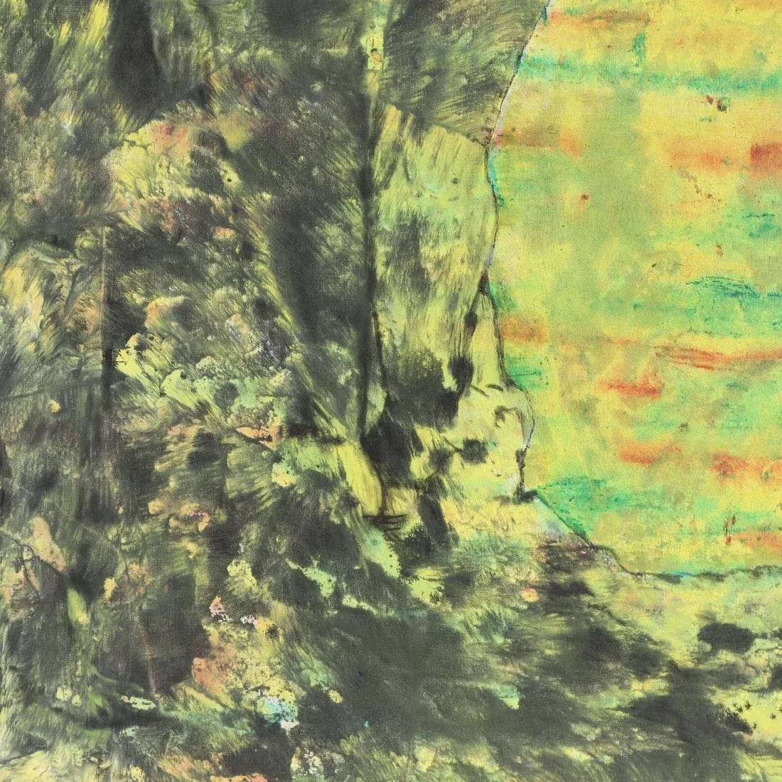 Mid 20th Century Don Stacy Figurative Green Painting - 8