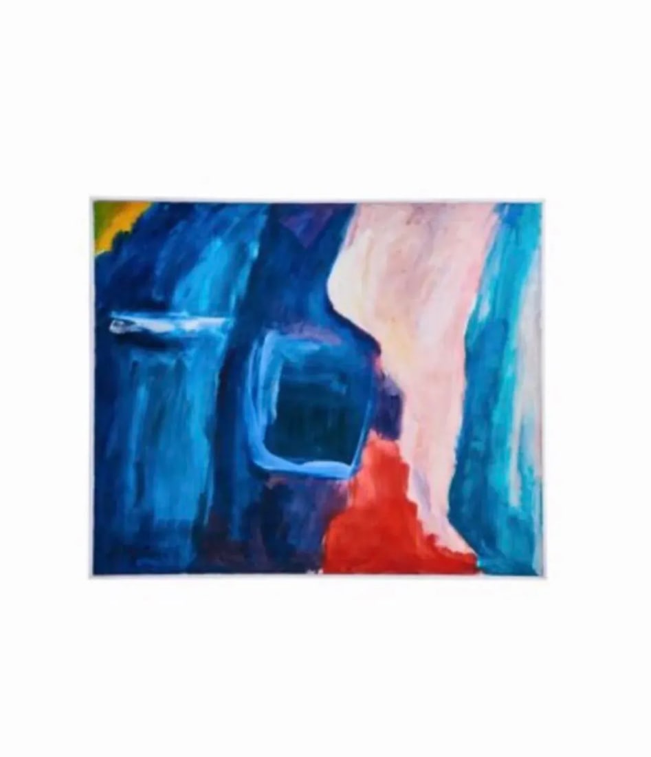 "Hot Water" Abstract Expressionist Oil Painting Dorothy Yung - 9
