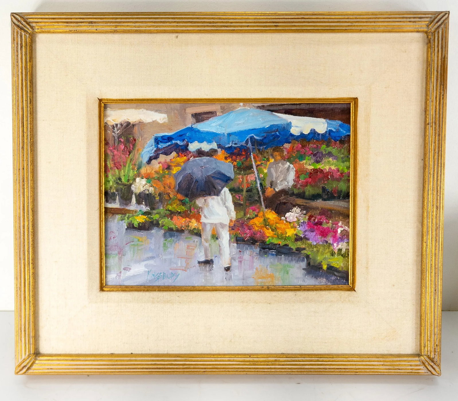 Late 20th Century Impressionistic Oil on Wood Panel Painting by Peggy Kingsbury - 10