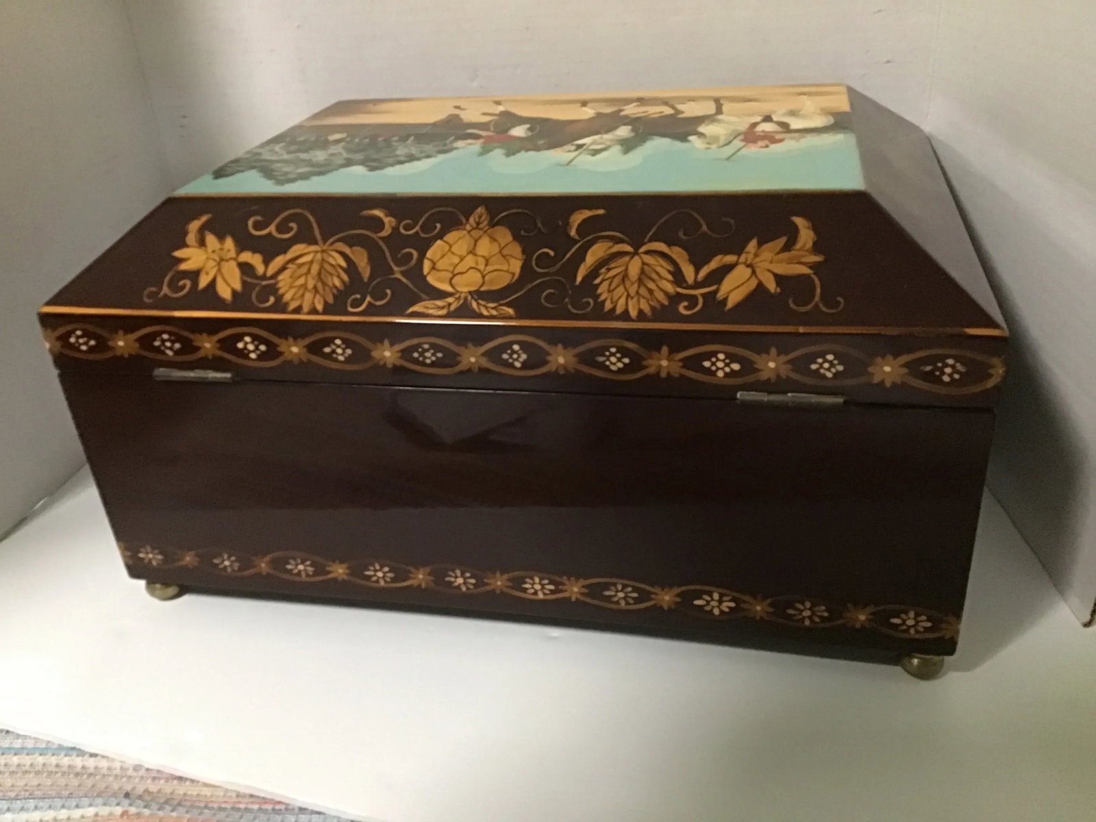 Mid 20th Century Ralph Lauren Style Polo Match Wood Box - 4