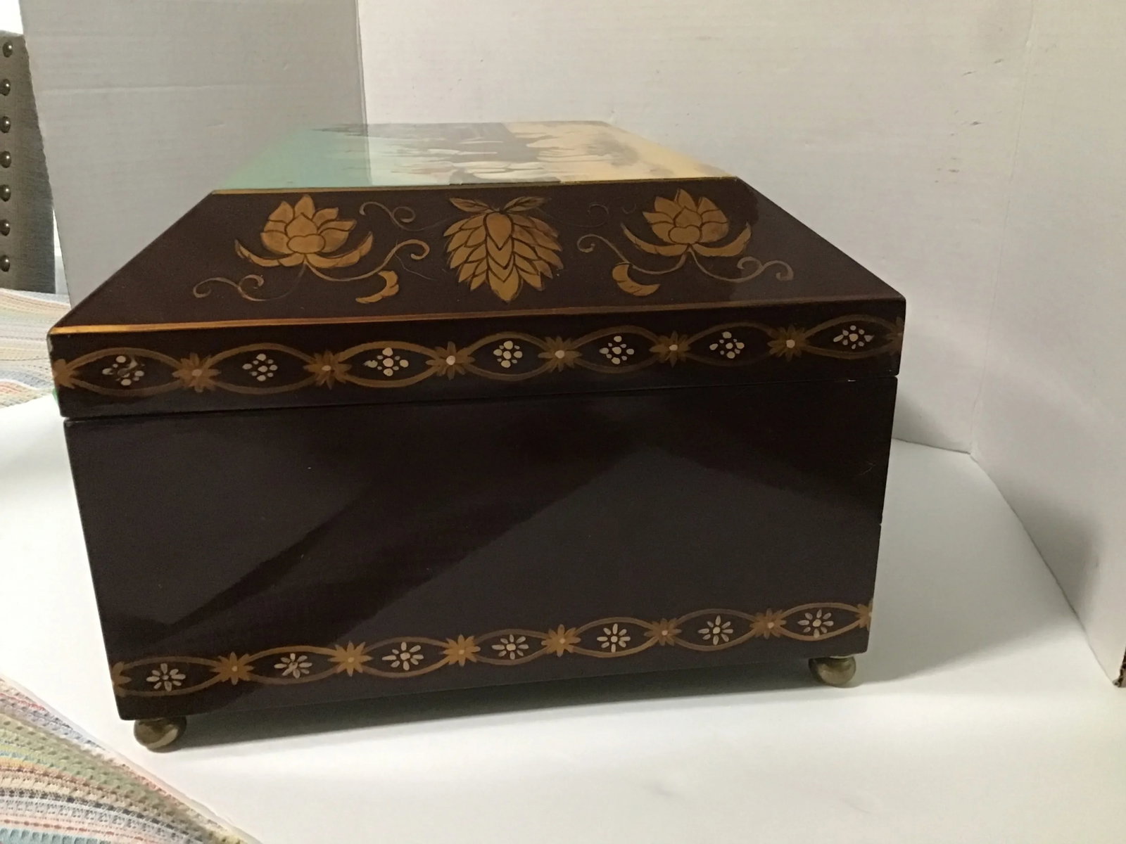 Mid 20th Century Ralph Lauren Style Polo Match Wood Box - 5