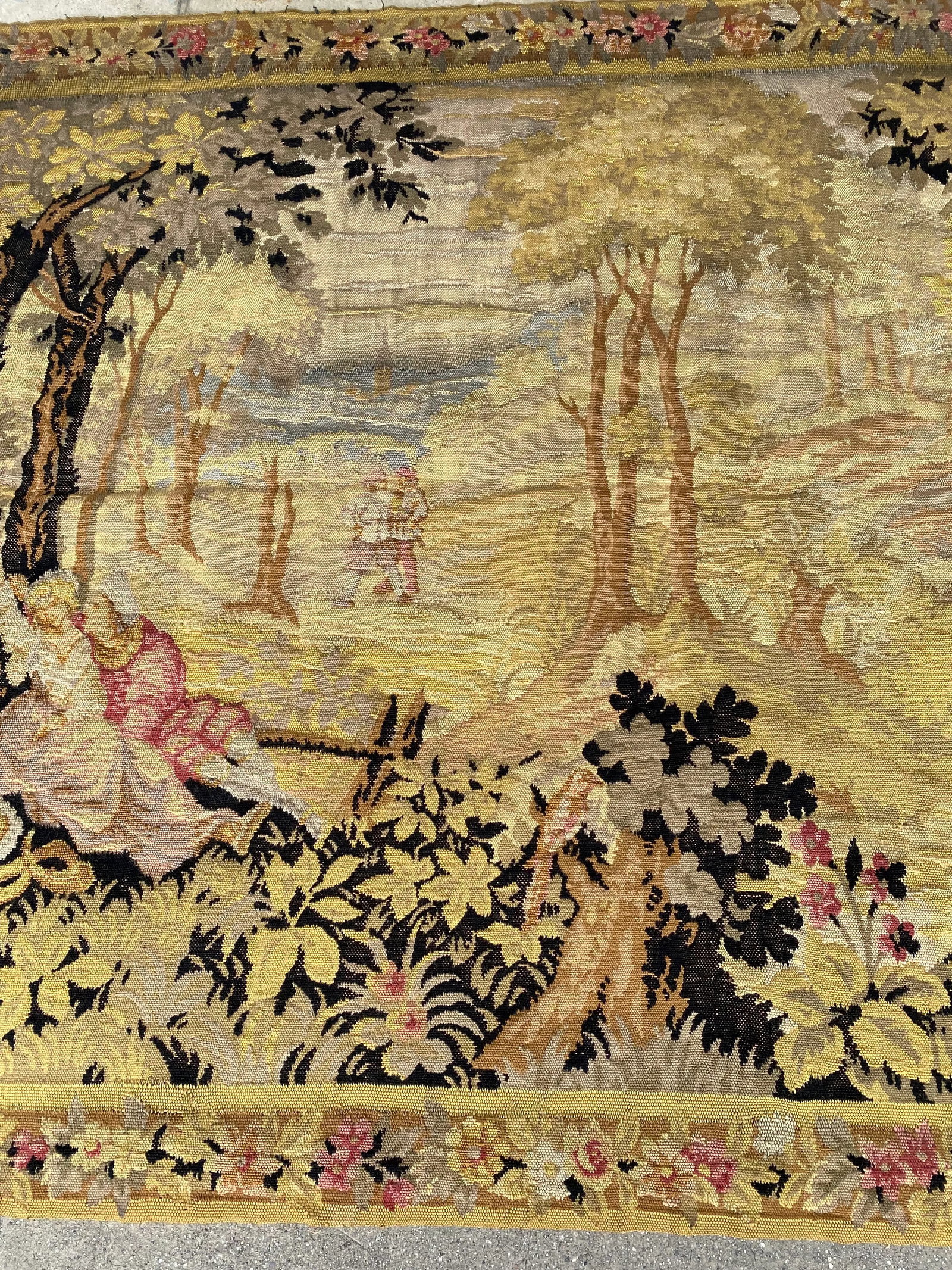 19th Century French Aubusson Tapestry - 4