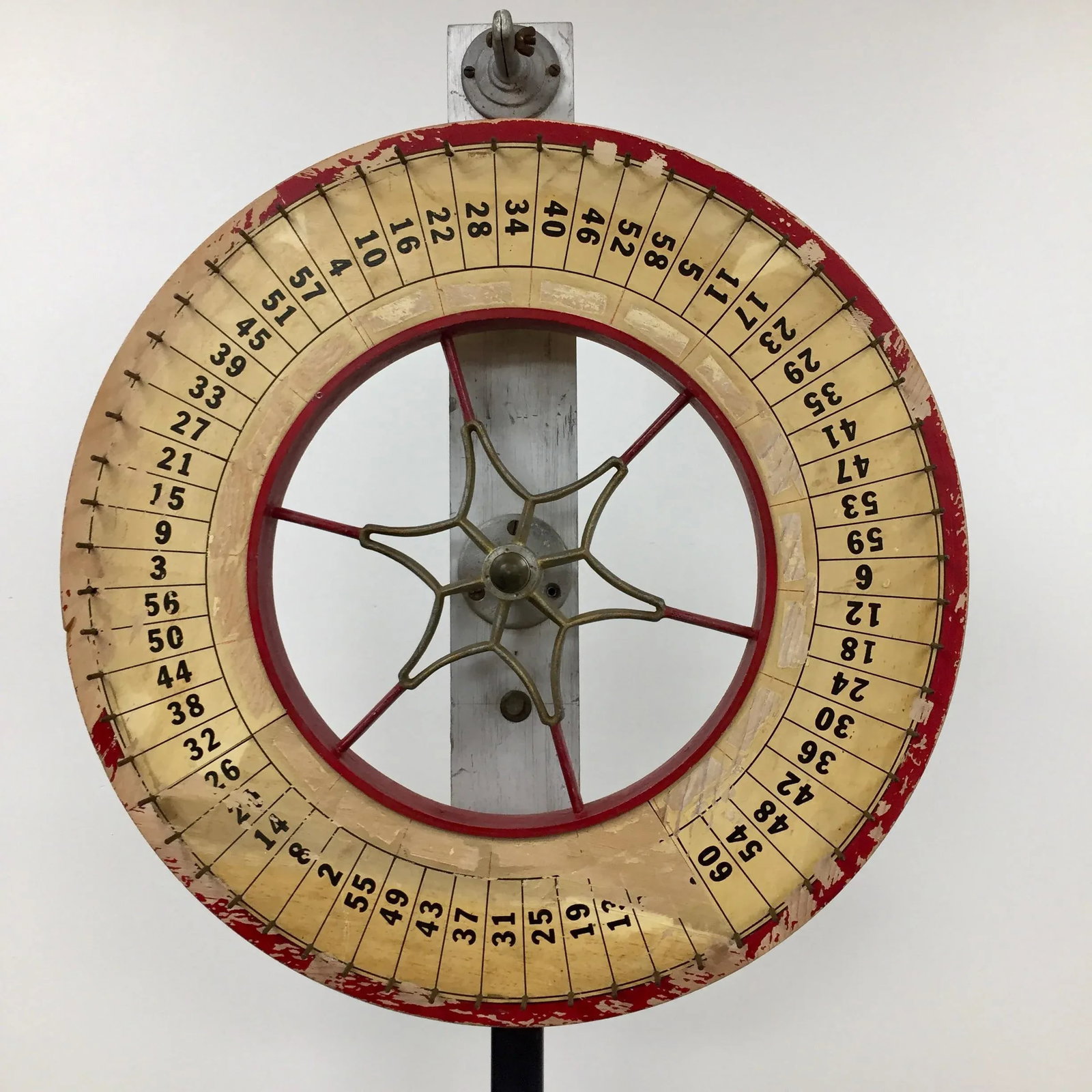1940s Vintage Folk Art Roulette/Gaming Wheel - 2