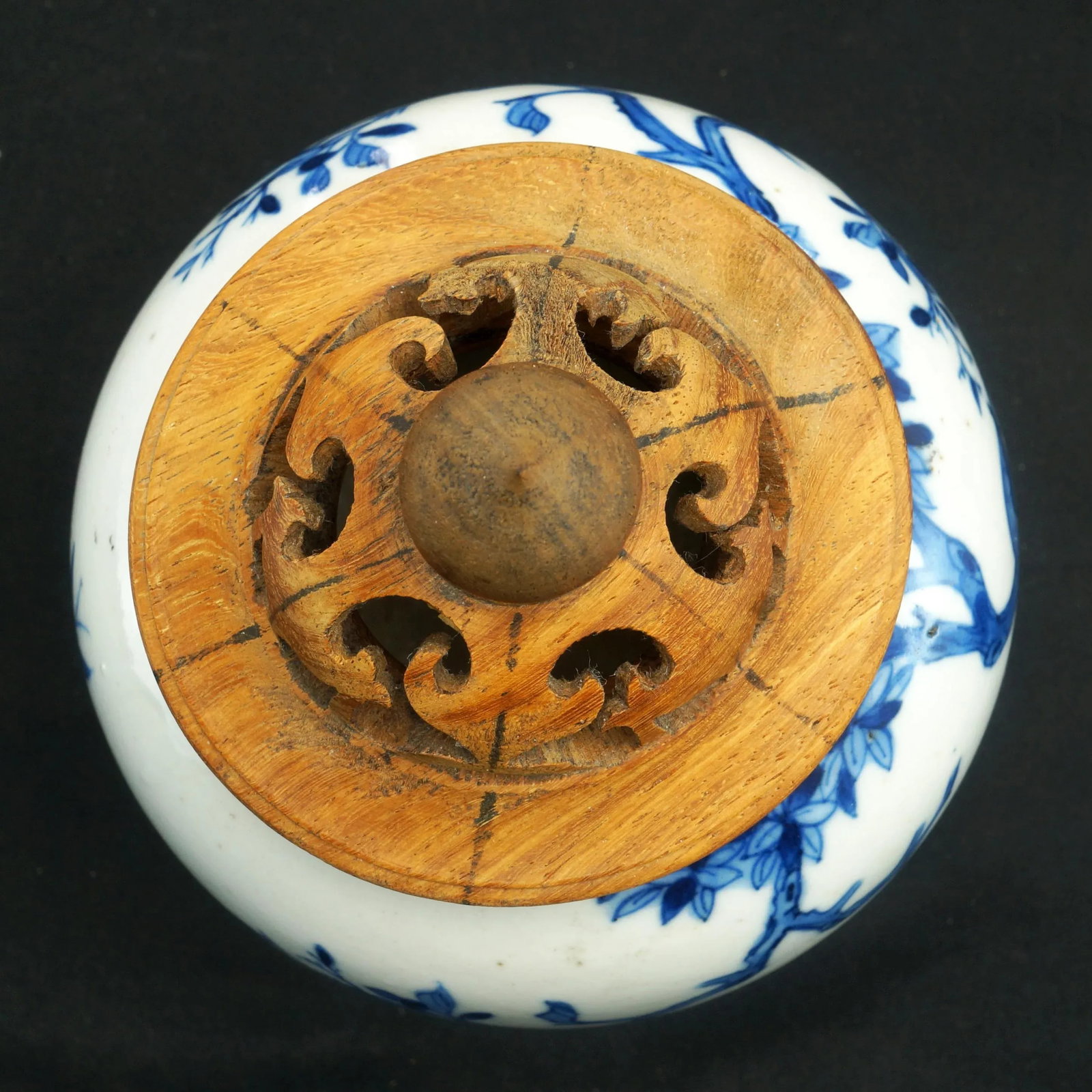 Chinese Ginger Jar Bird Motif 19th Century - 12