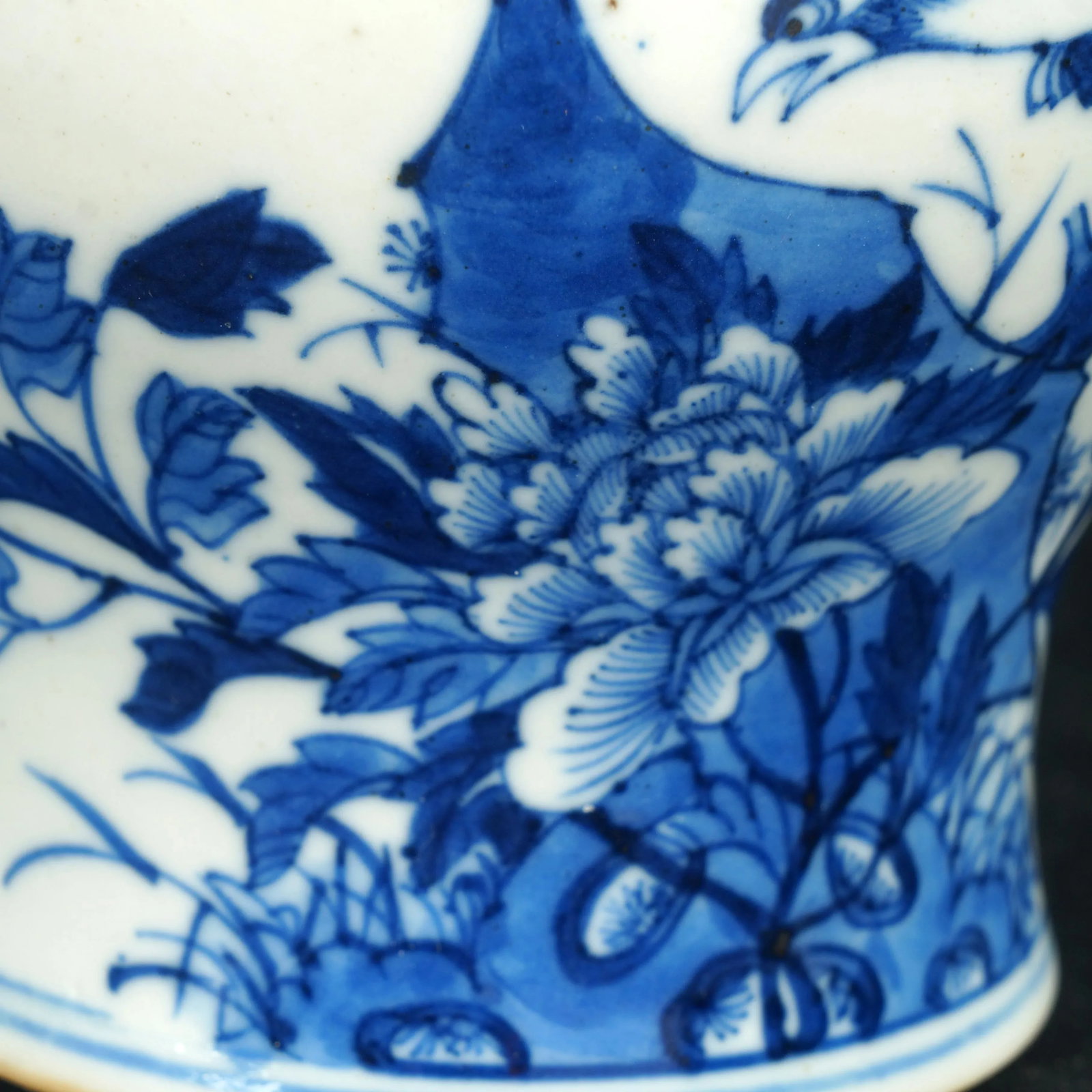 Chinese Ginger Jar Bird Motif 19th Century - 6