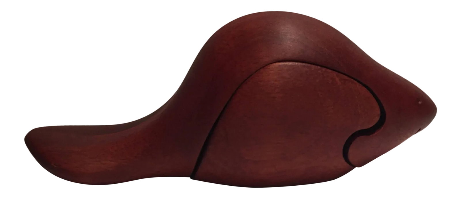 Deborah Bump Hand Carved Wood Jewelry Box Sculpture (1 of 9)