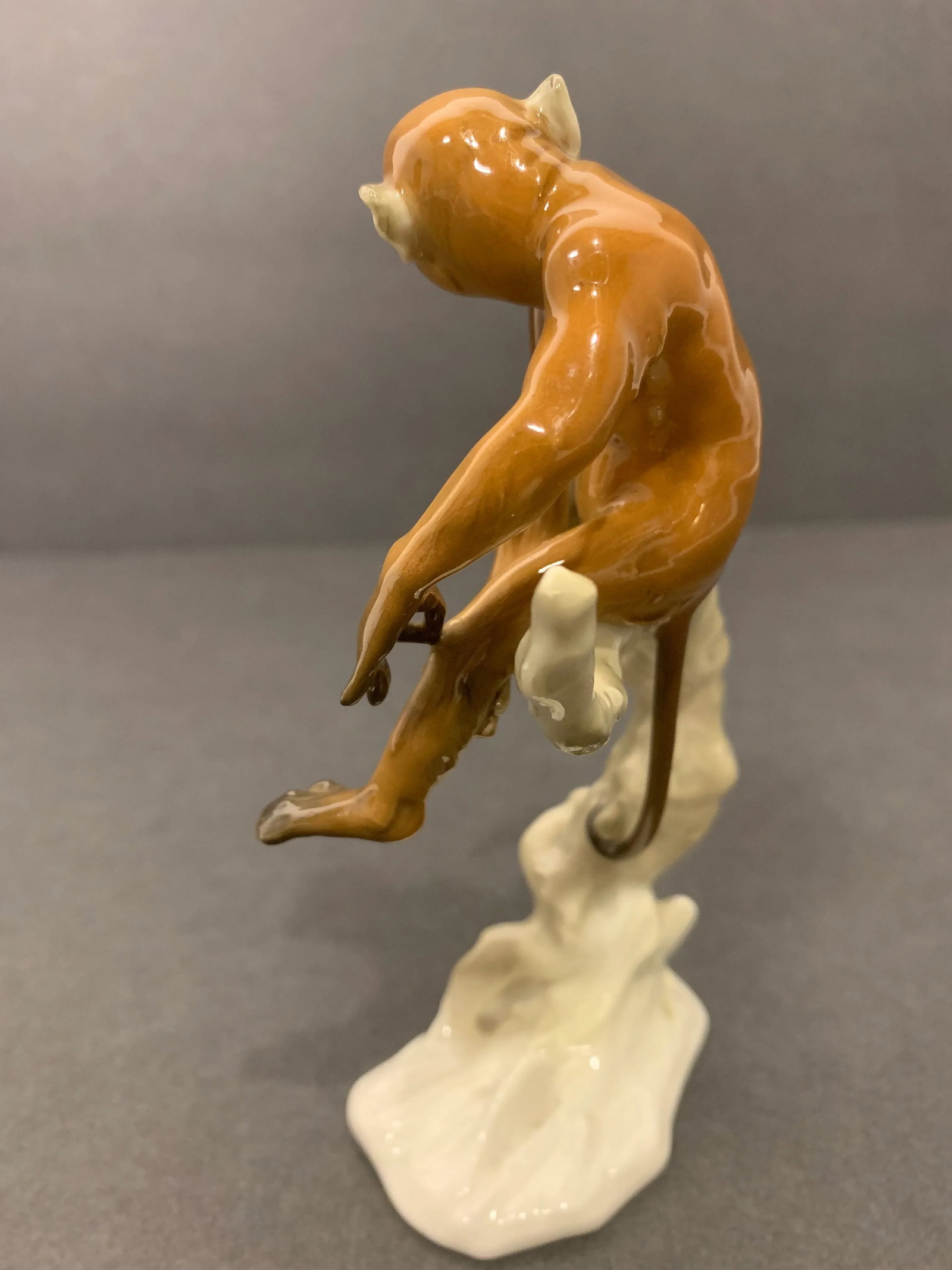 1950s Hutschenreuther Porcelain Monkey Figurine - 4