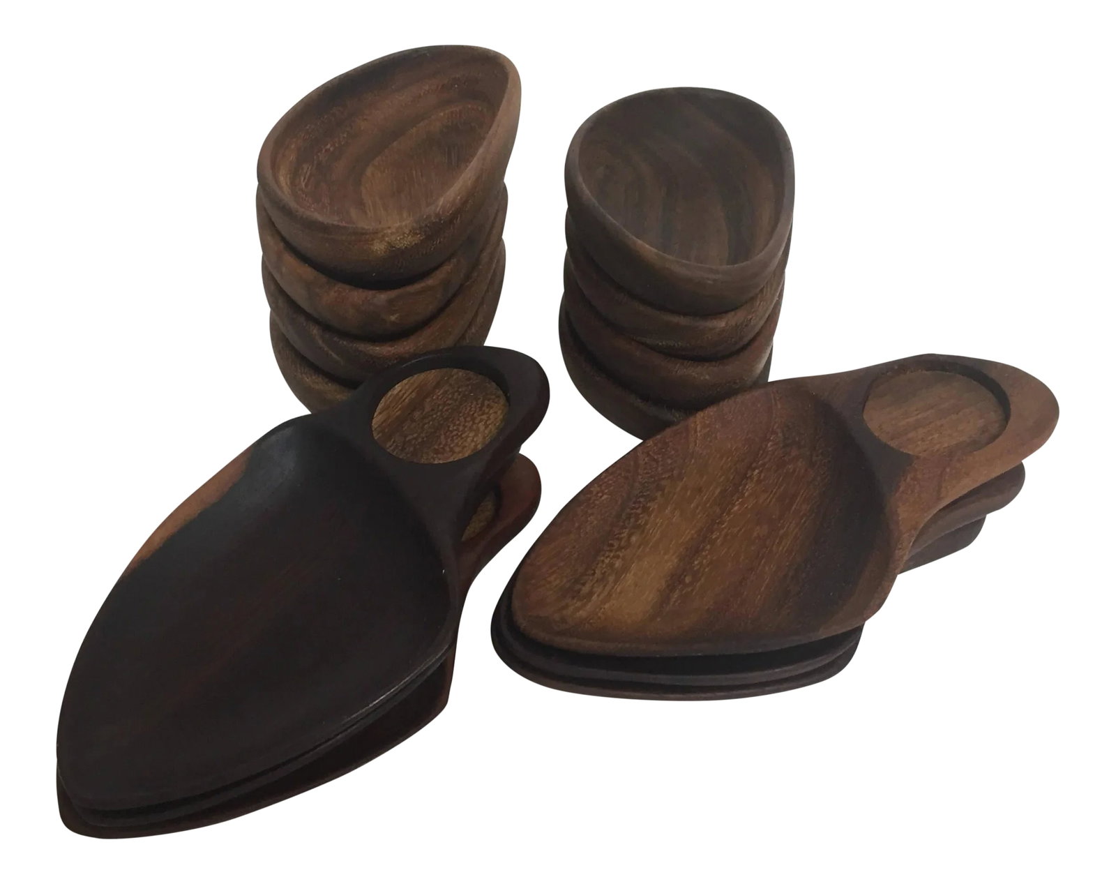 Don Shoemaker for Senal Wood Bowls & Serving Trays - Set of 14 (1 of 6)