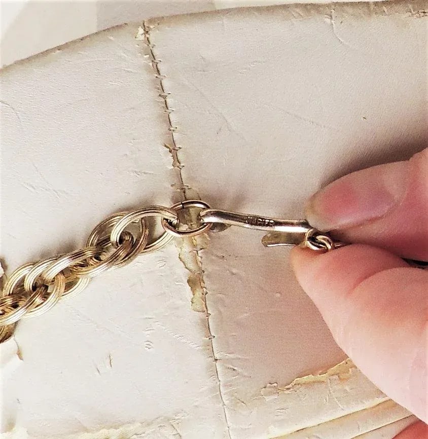 Vintage 1950s Napier Wire Wrap Collar Necklace - 5
