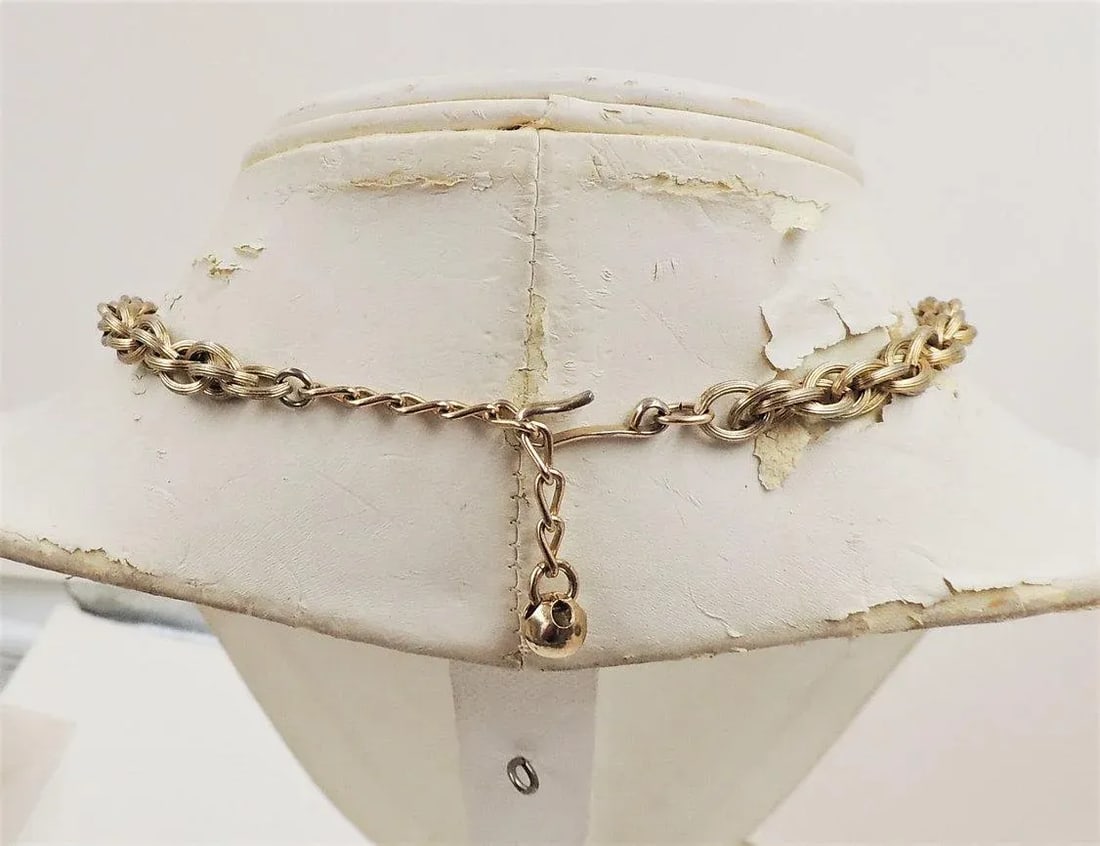 Vintage 1950s Napier Wire Wrap Collar Necklace - 7
