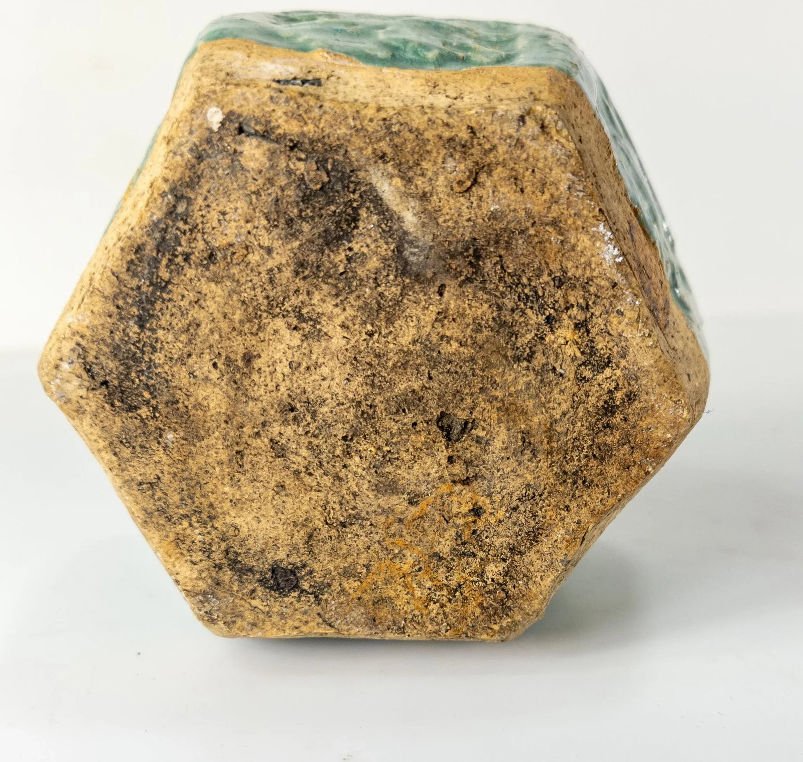 20th Century Chinese Chinoiserie Green Glazed Pottery Ginger Jar - 7