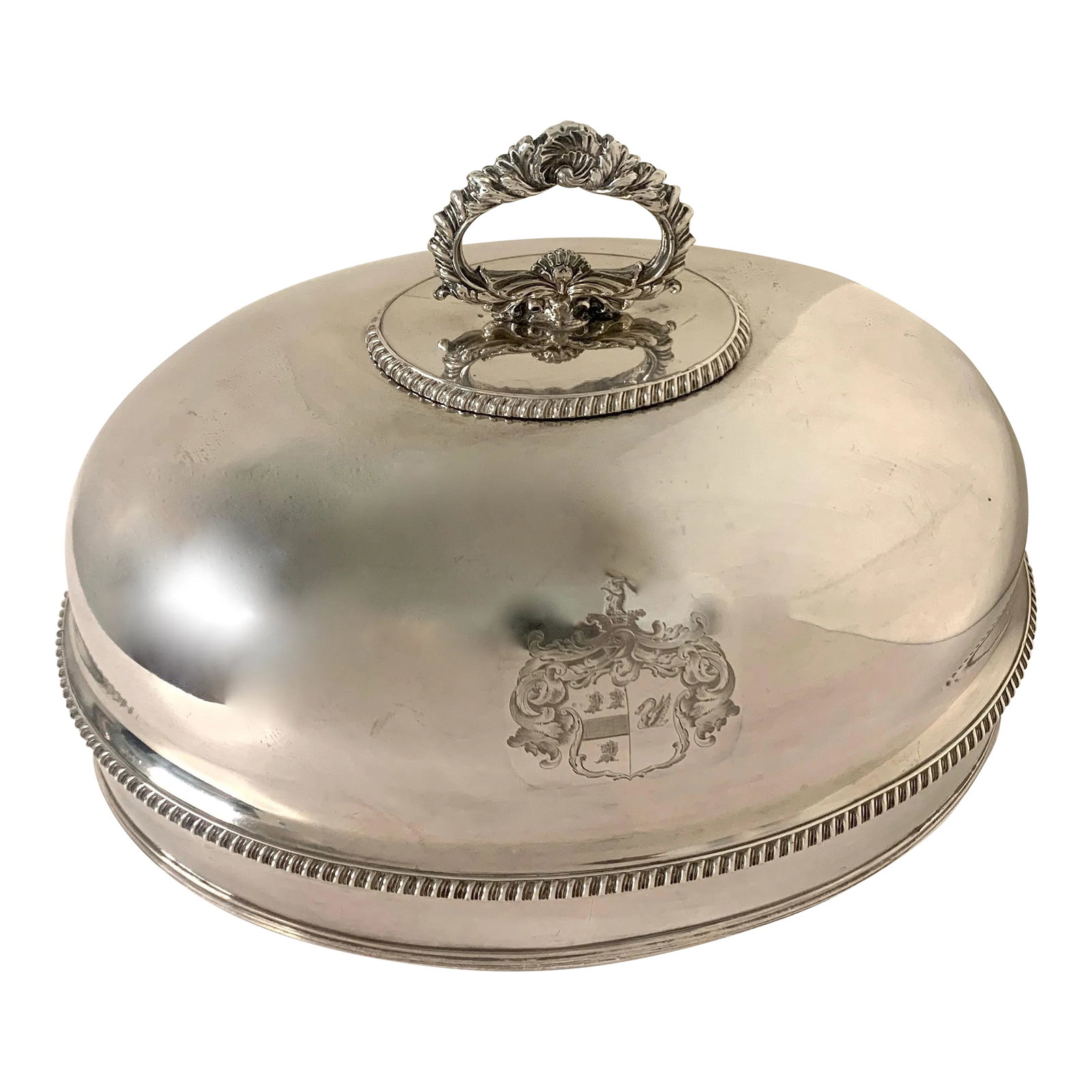19th Century Matthew Boulton Sheffield-Plate Meat Dome (1 of 4)