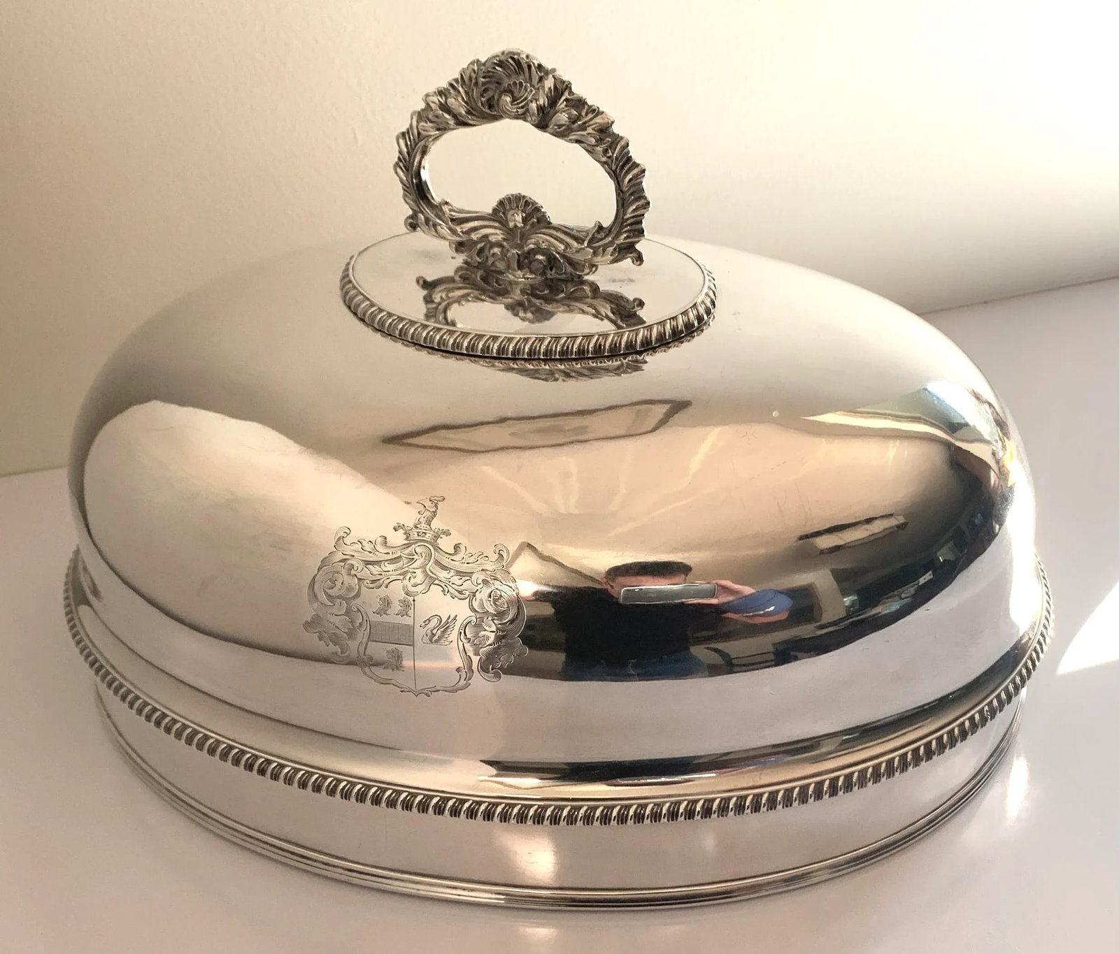 19th Century Matthew Boulton Sheffield-Plate Meat Dome - 2