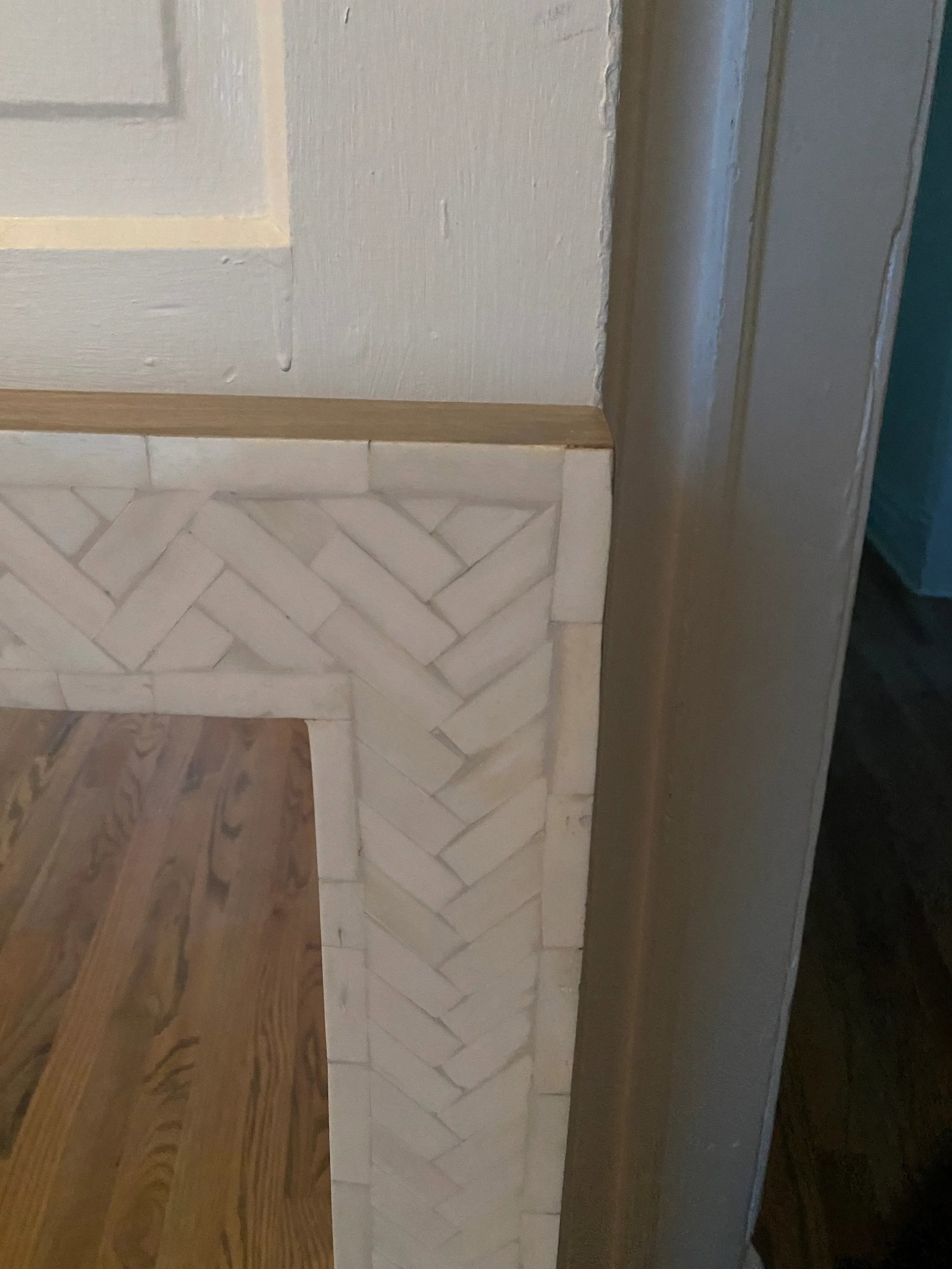 Contemporary West Elm Parsons Bone Inlay Wall Mirror - 9