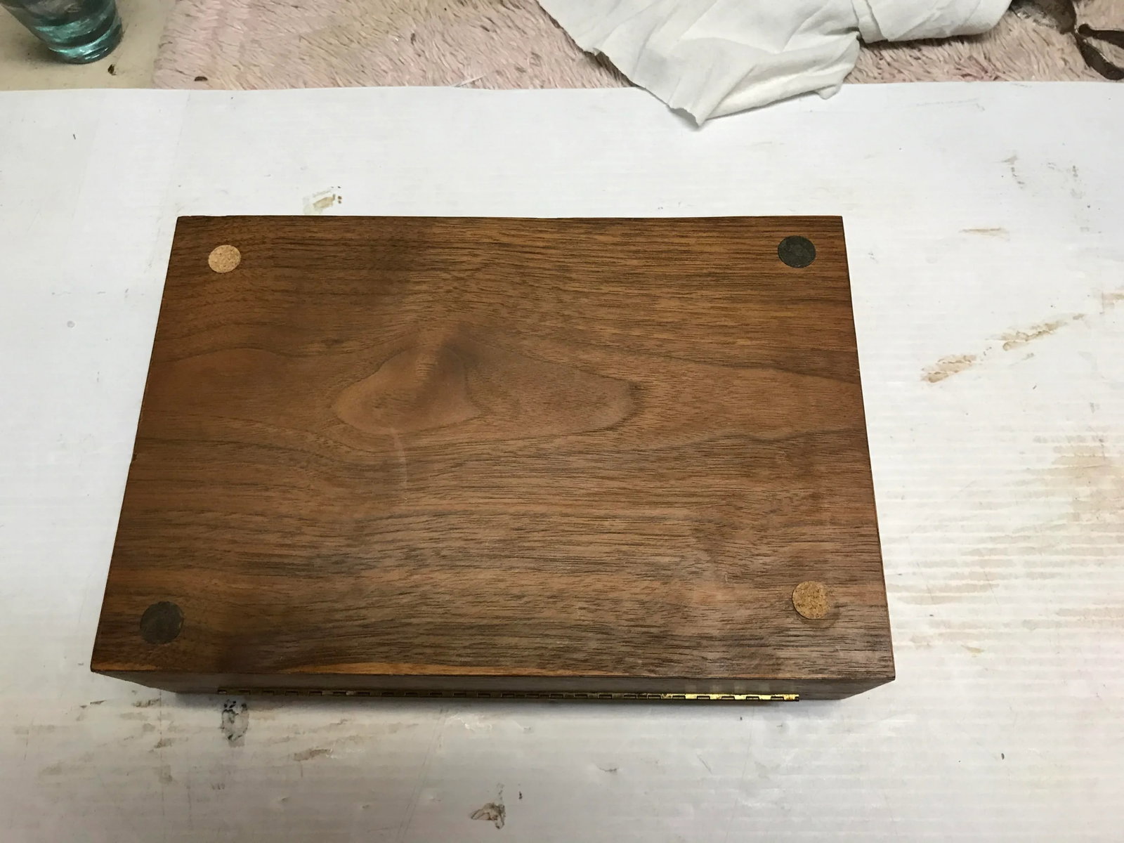 1930s Self-Taught Albert Rosenblatt Intarsia Wooden Box - 11