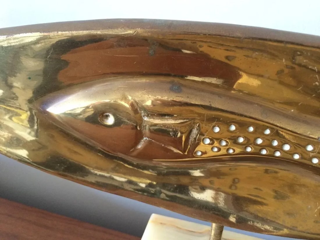 Brass Fish Sculptures by Curtis Jere - A Pair - 2