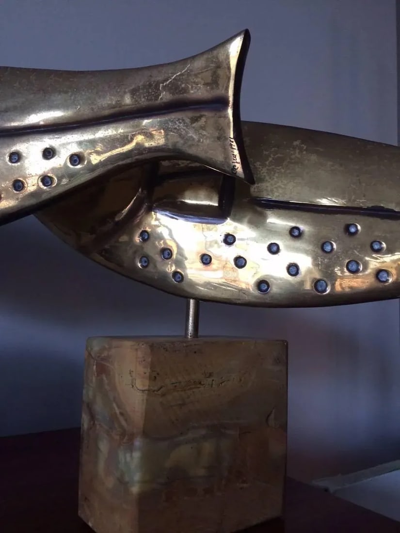 Brass Fish Sculptures by Curtis Jere - A Pair - 4
