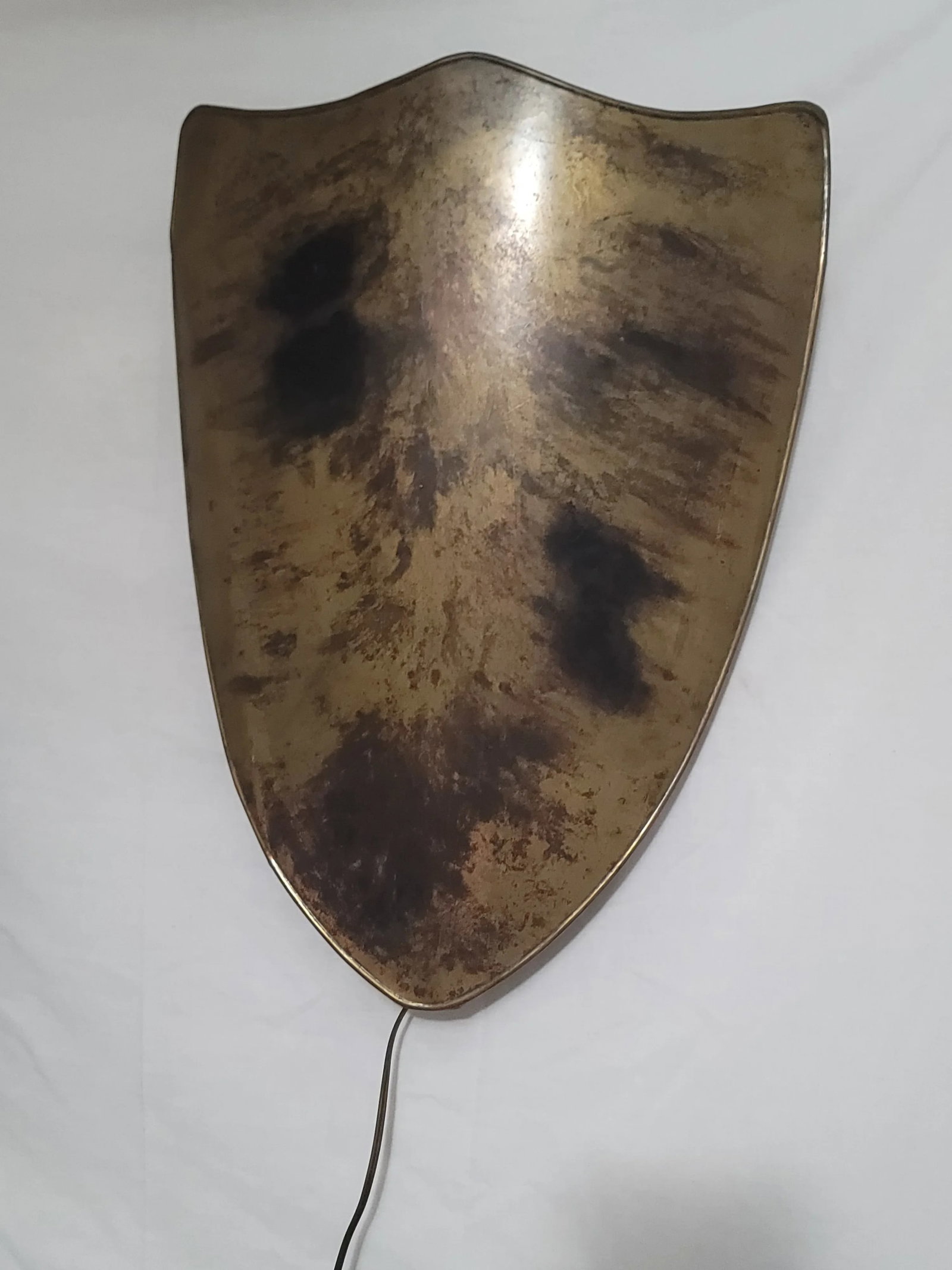 Pair of Antique Shield Wall Sconces - 3