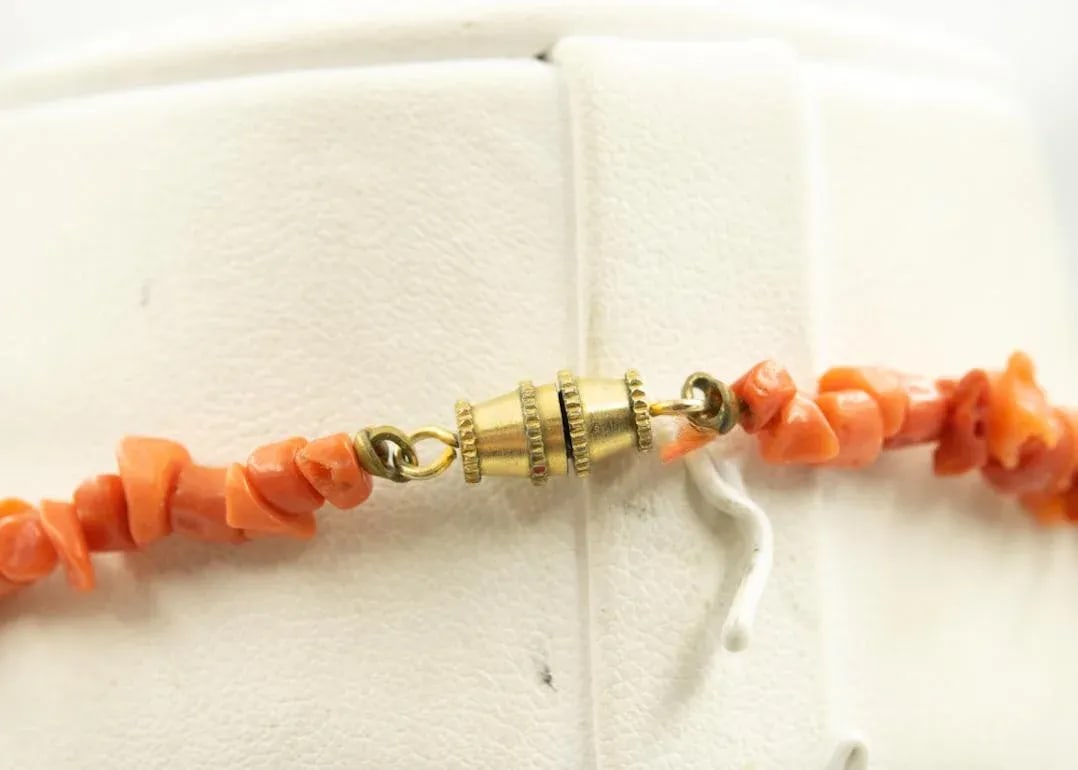 Vintage Branch Coral Necklace - 4