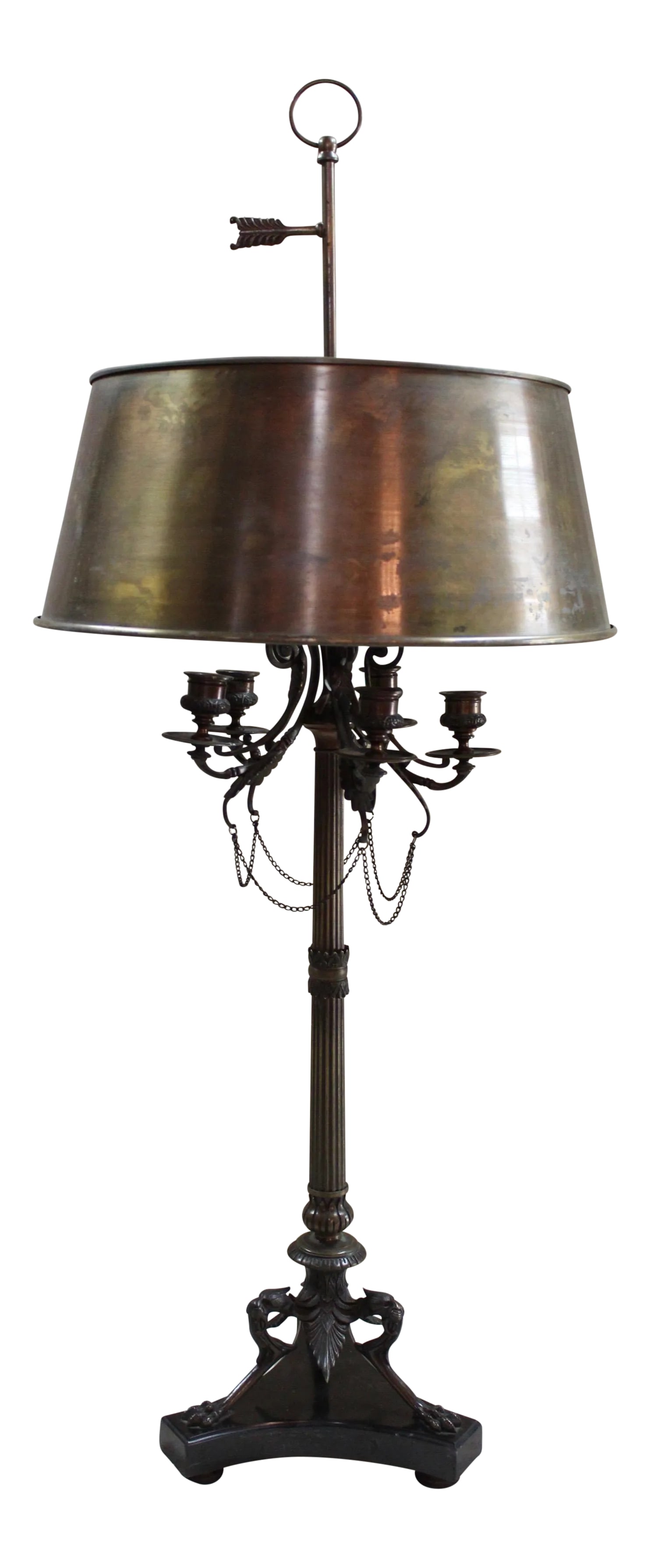 French Bronze "Candelabrum" Lamp (1 of 8)