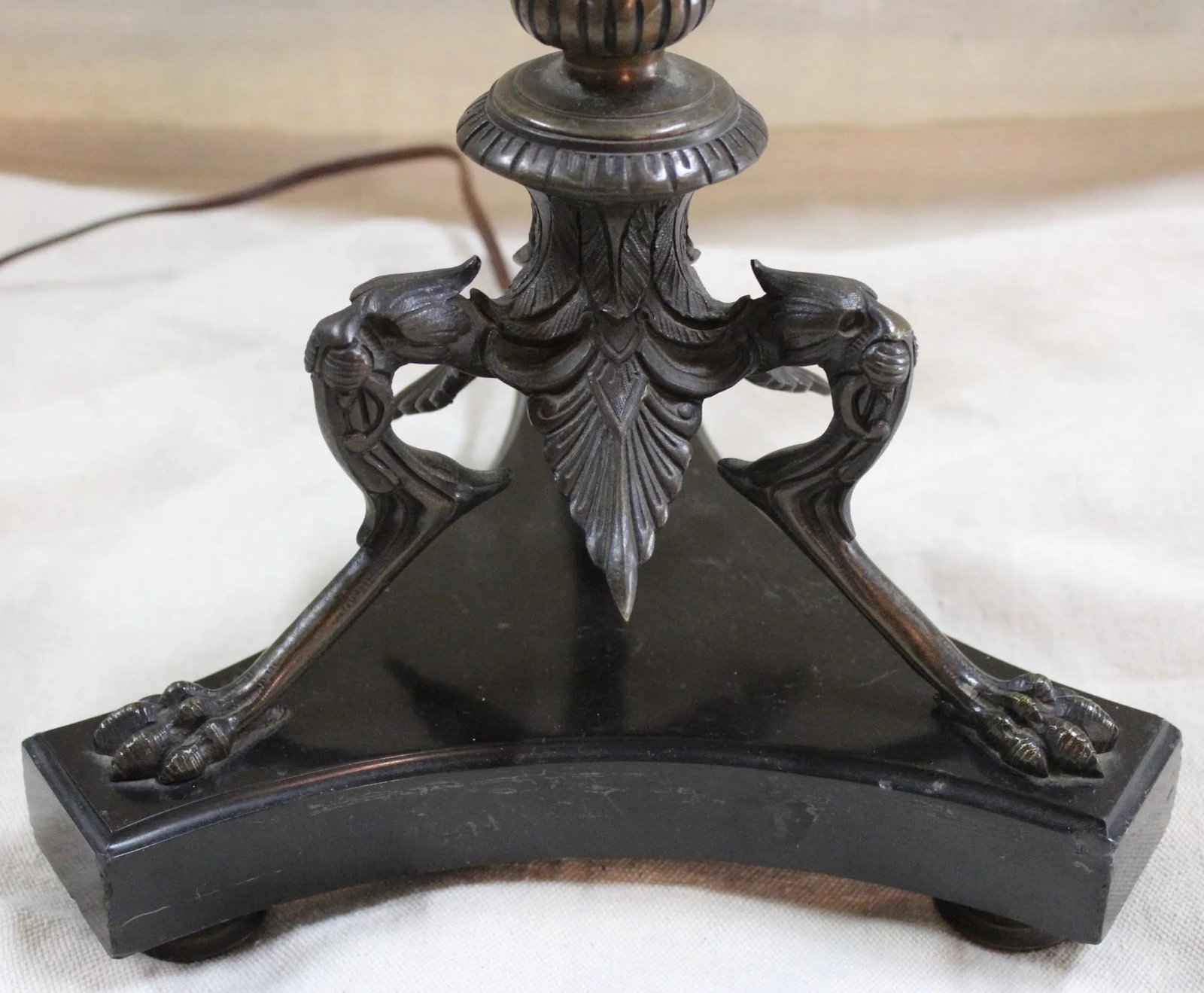 French Bronze "Candelabrum" Lamp - 3